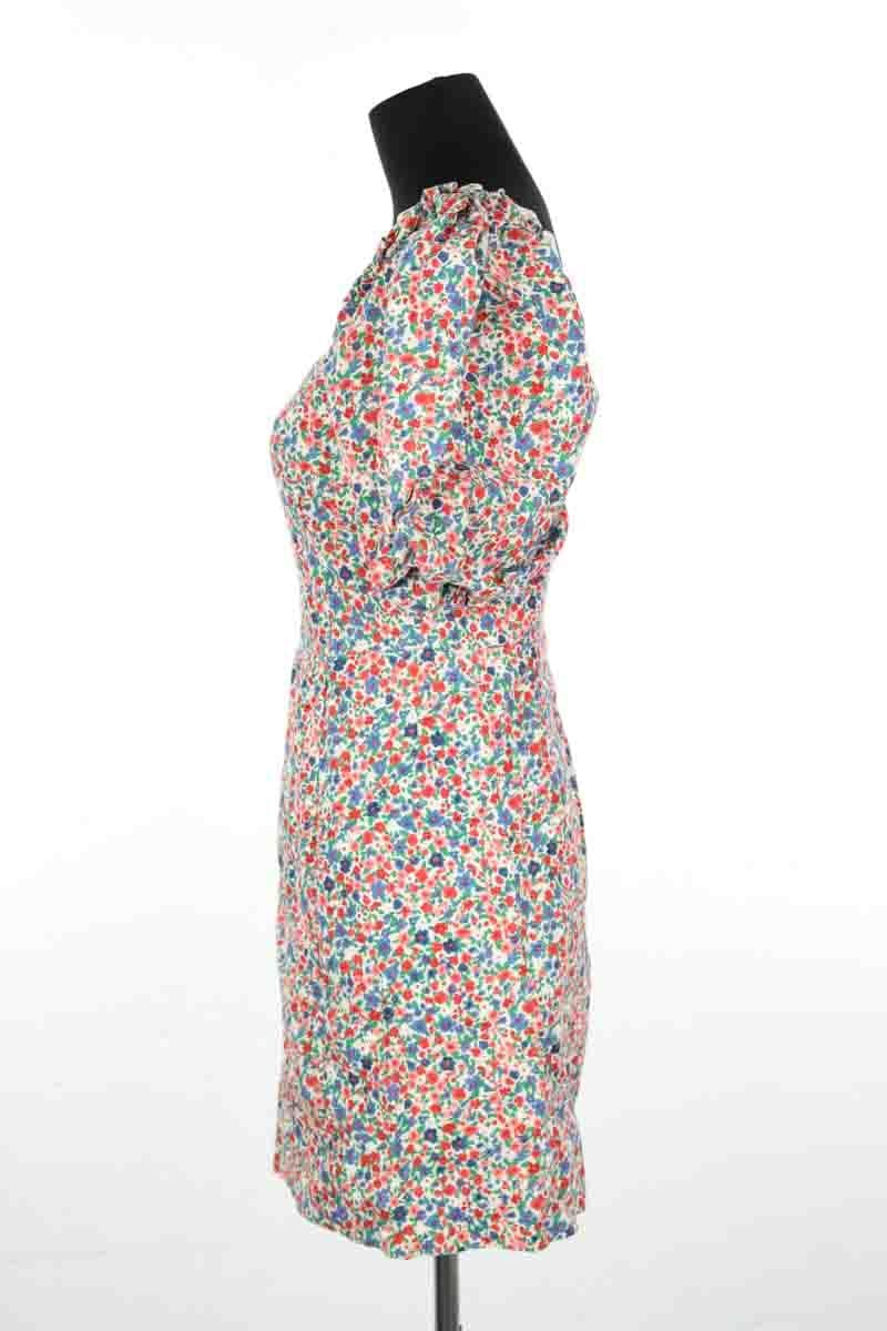 Linen dress SEZANE - Seconde main Multicolored