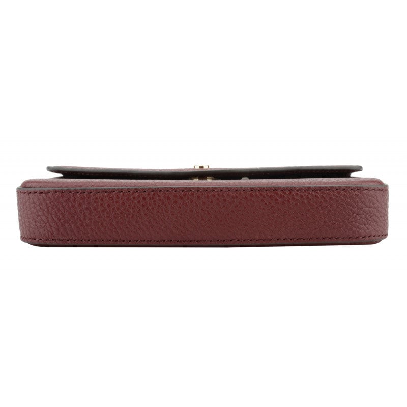Clutch bag - calfskin POURCHET Red
