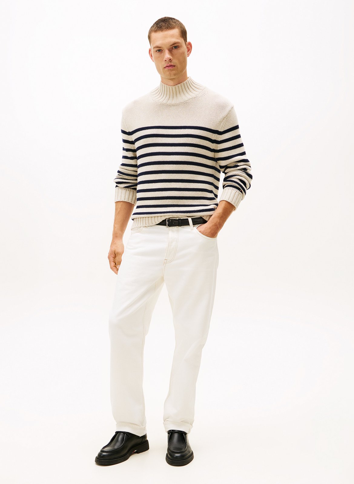 Mocassins en cuir TOMMY HILFIGER Noir