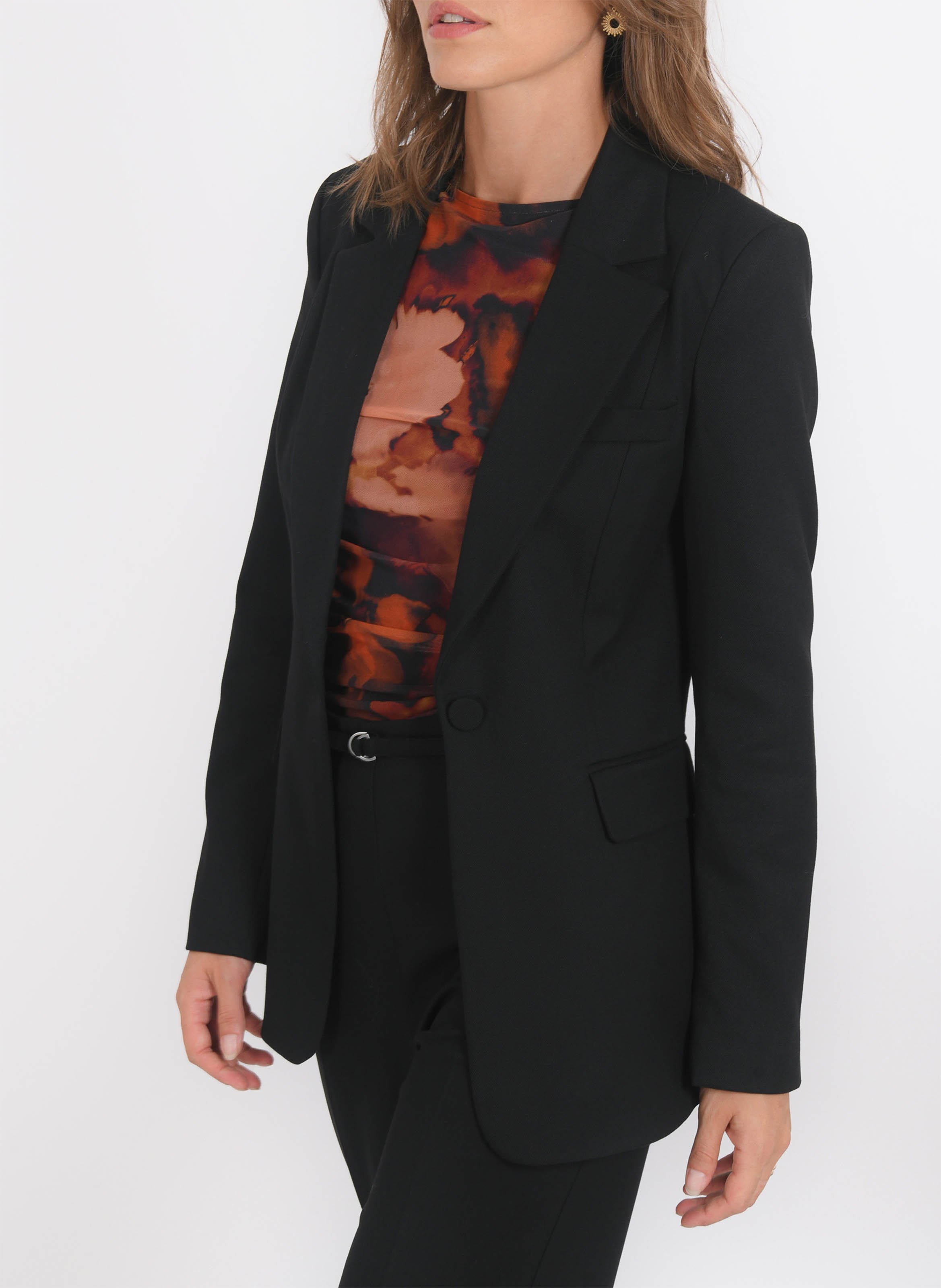 Veste cintrée col taillleur KOOKAI Noir