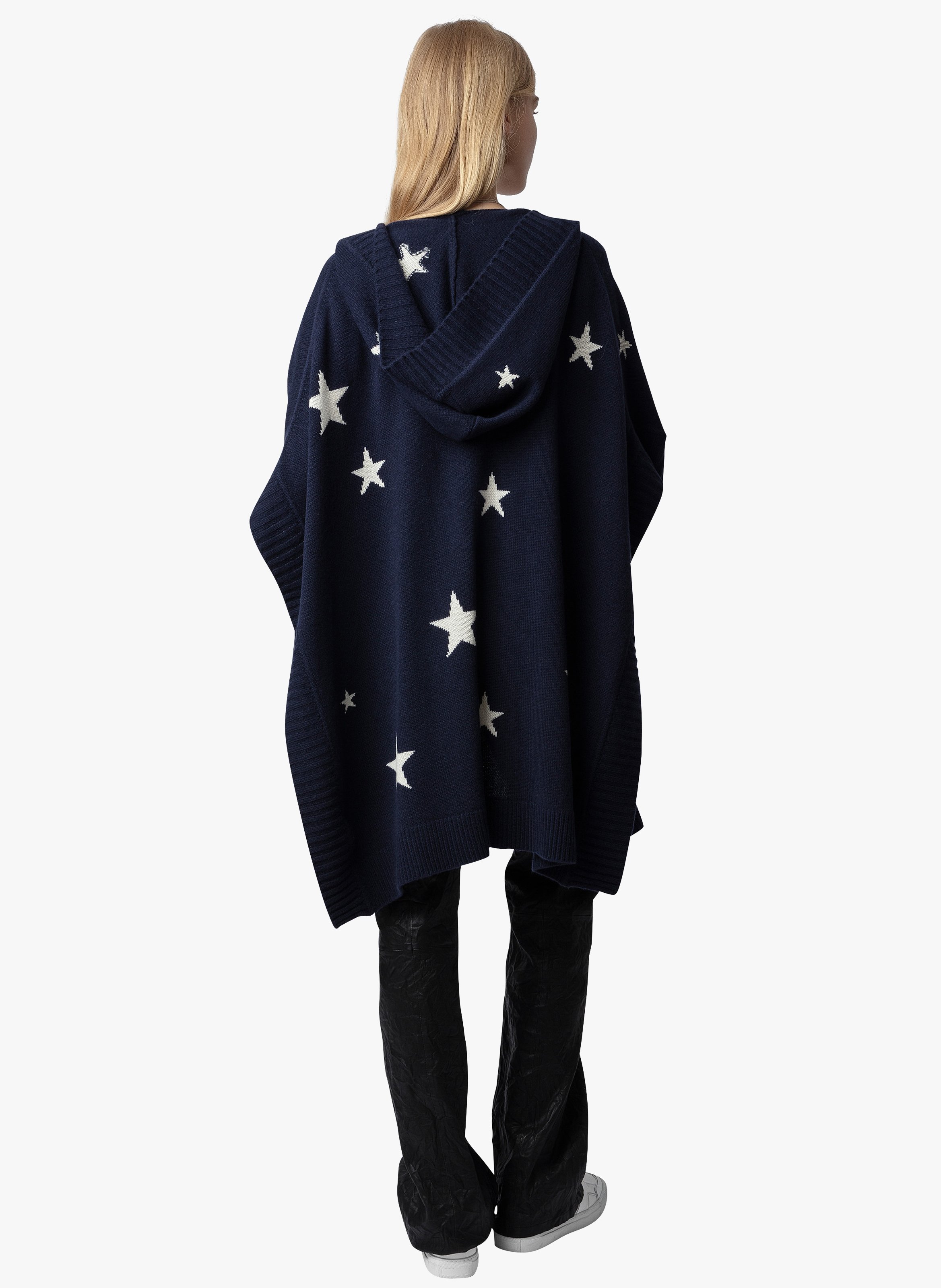 Gemusterte Strickjacke aus Kaschmir ZADIG&VOLTAIRE Blau