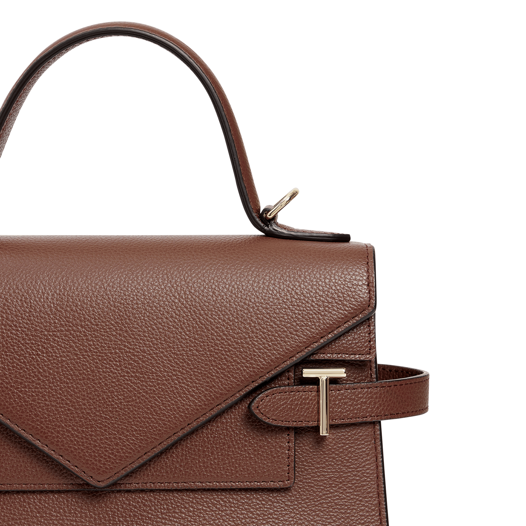 Sac à main en cuir Marron