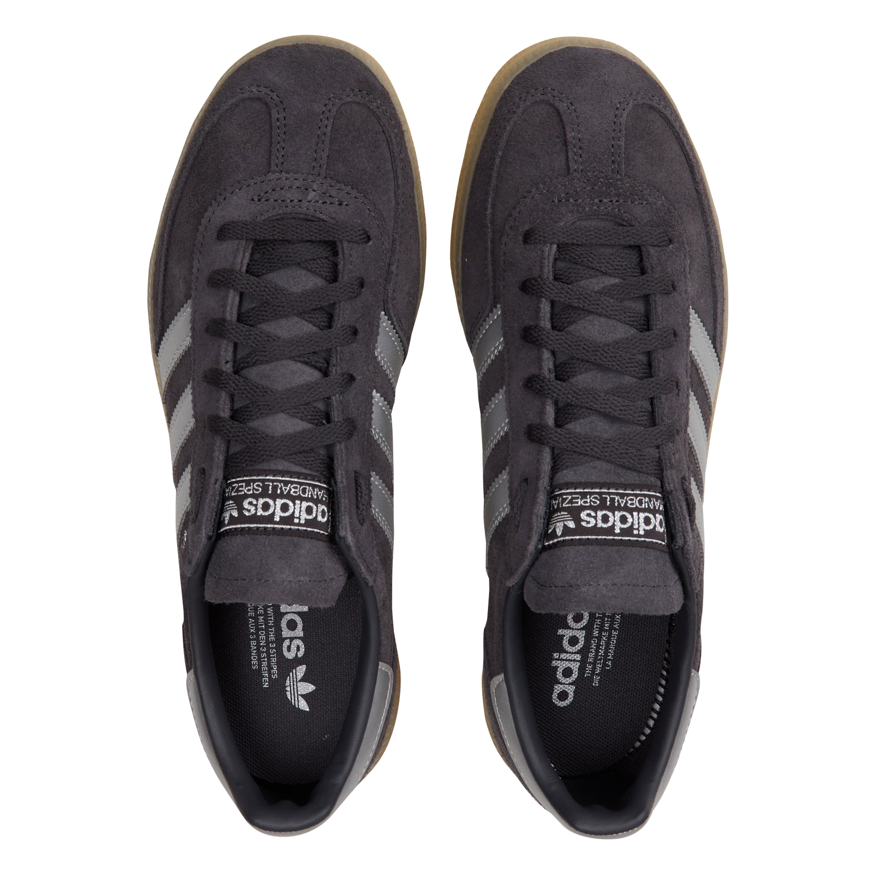 Baskets basses en cuir velours ADIDAS Noir