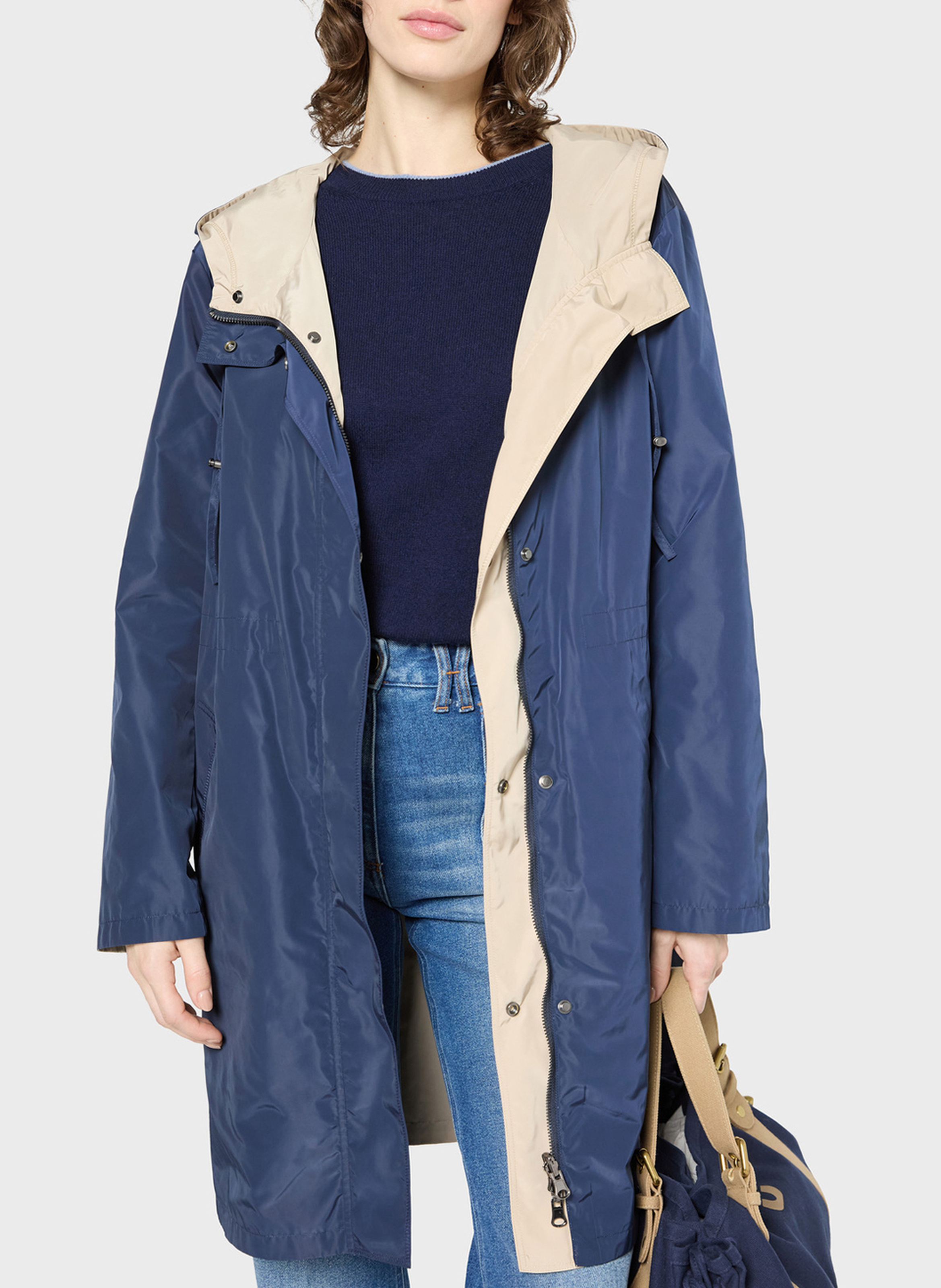 Reversible hooded parka GERARD DAREL Blue