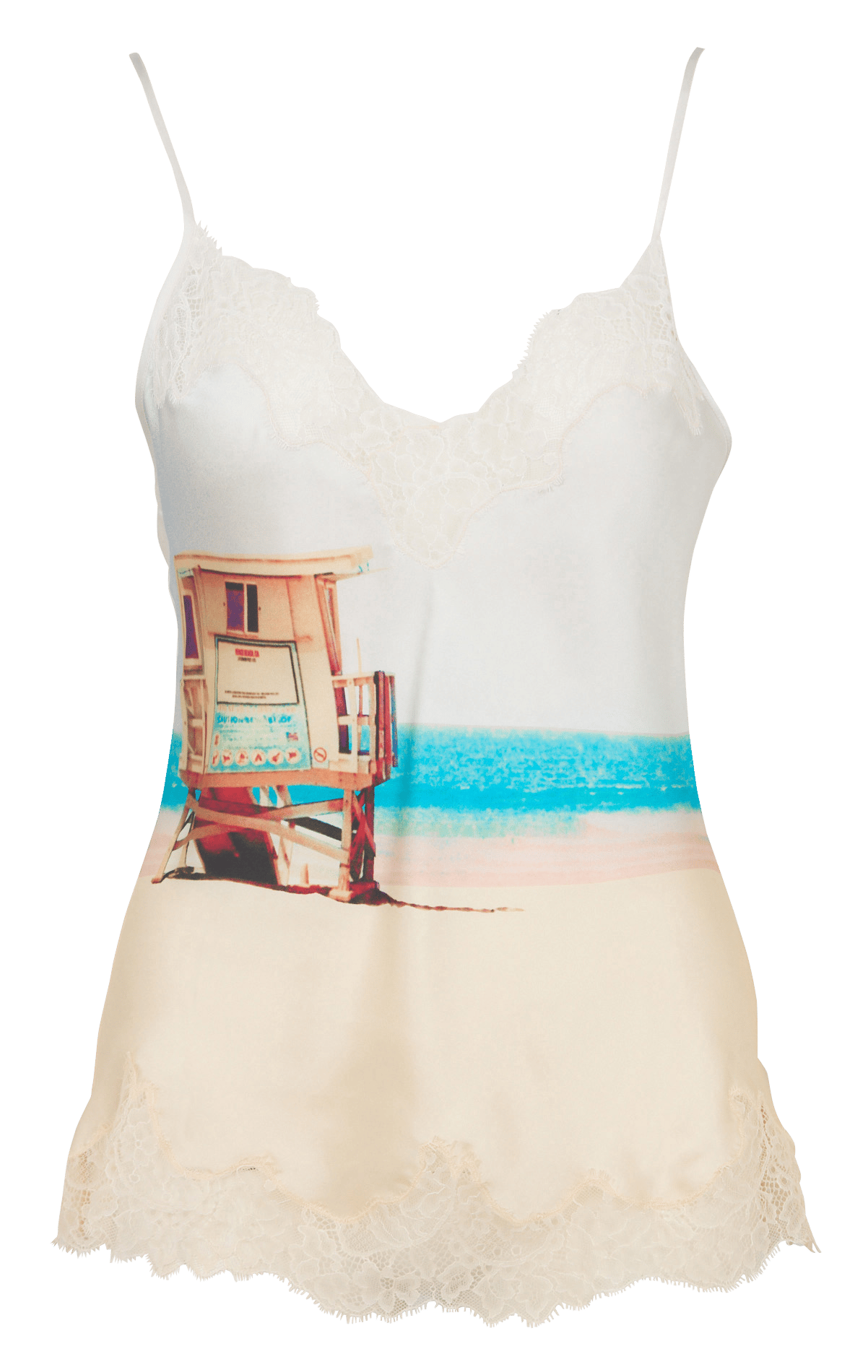 Zijden hemdje MES DEMOISELLES Veelkleurig