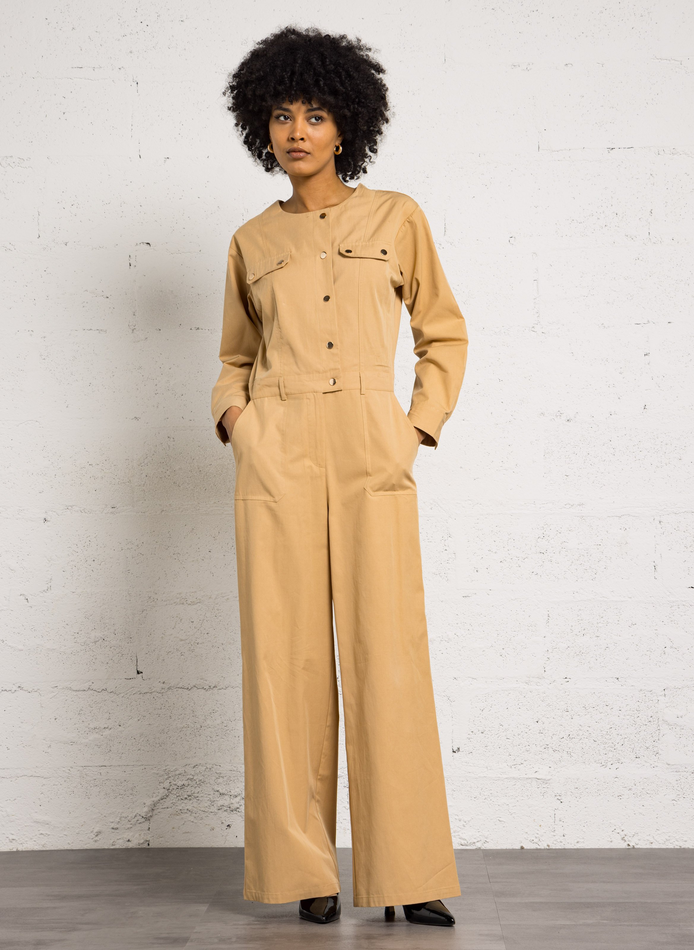Wide-leg cotton jumpsuit LA PETITE ETOILE