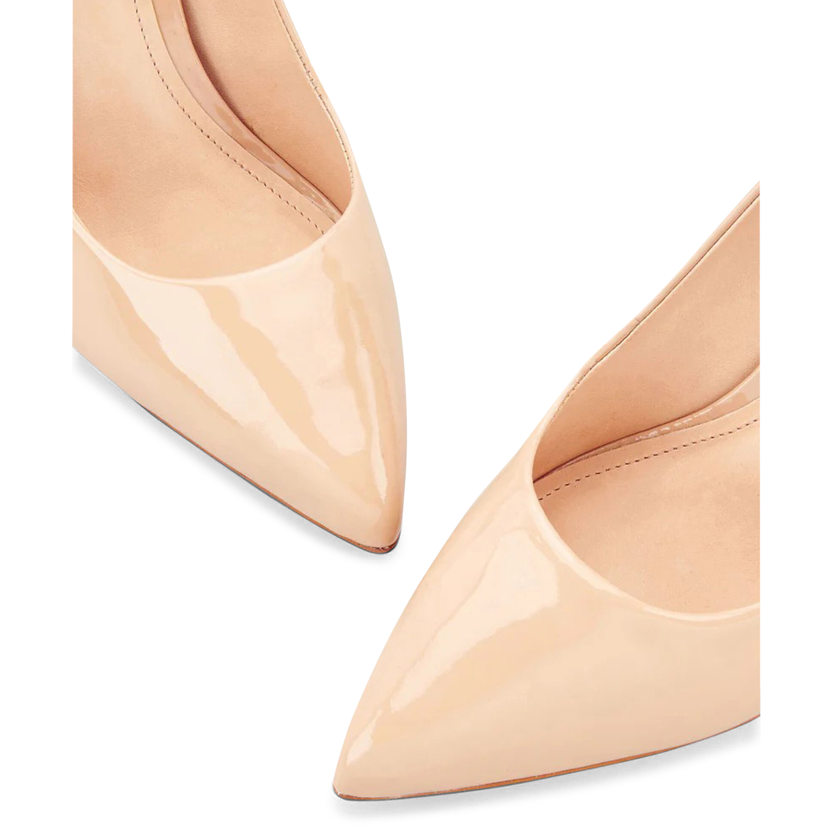 Escarpins en cuir vernis COSMOPARIS Beige