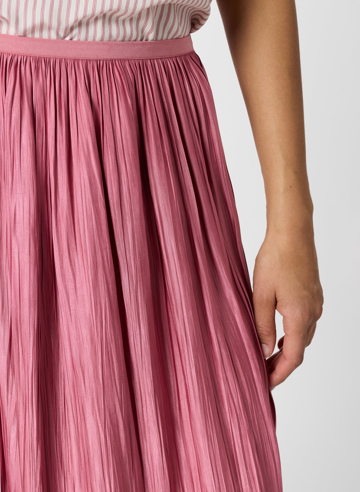 Jupe midi plissée GERARD DAREL Rose