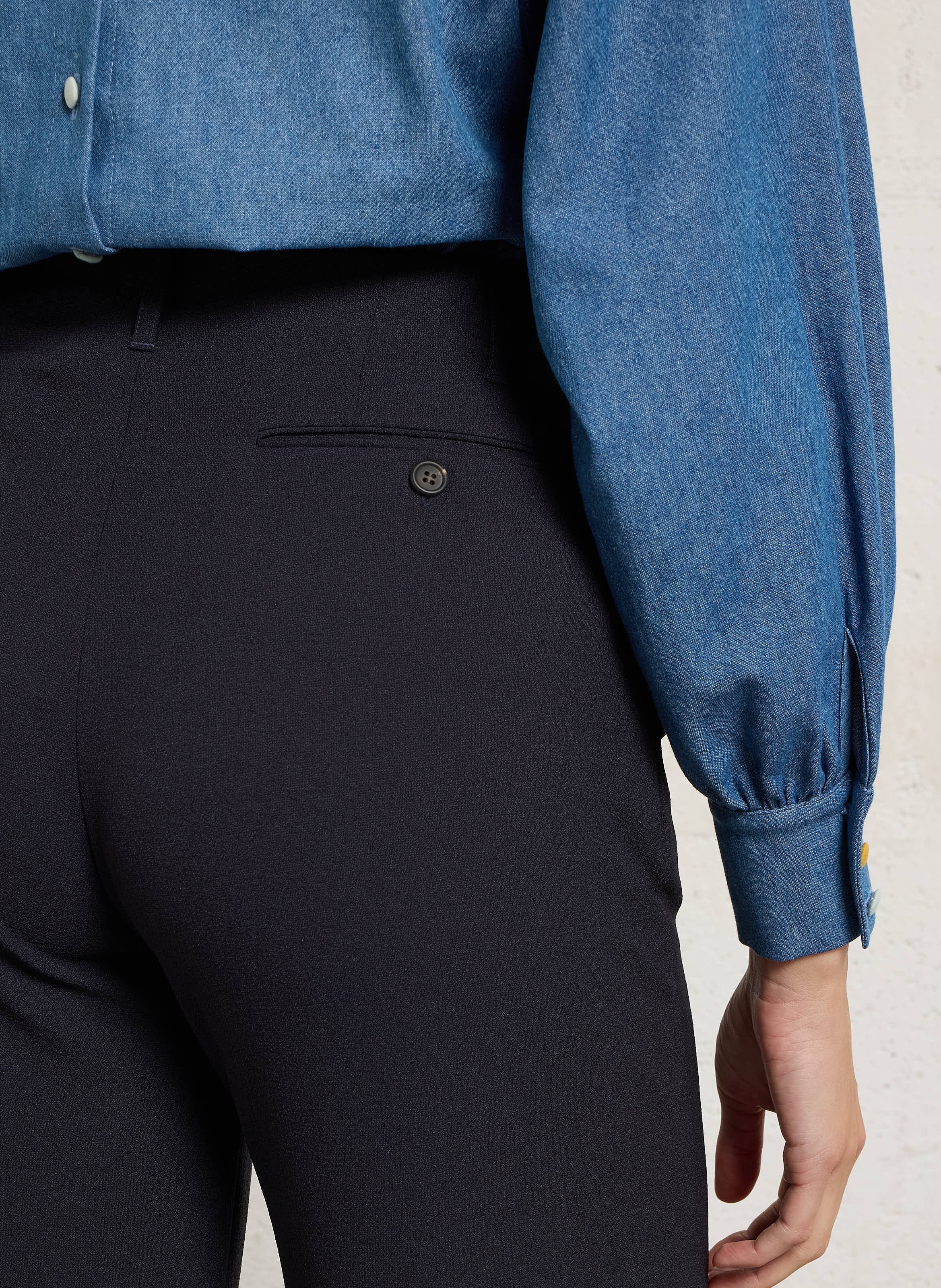 Wide trousers HARTFORD Blue