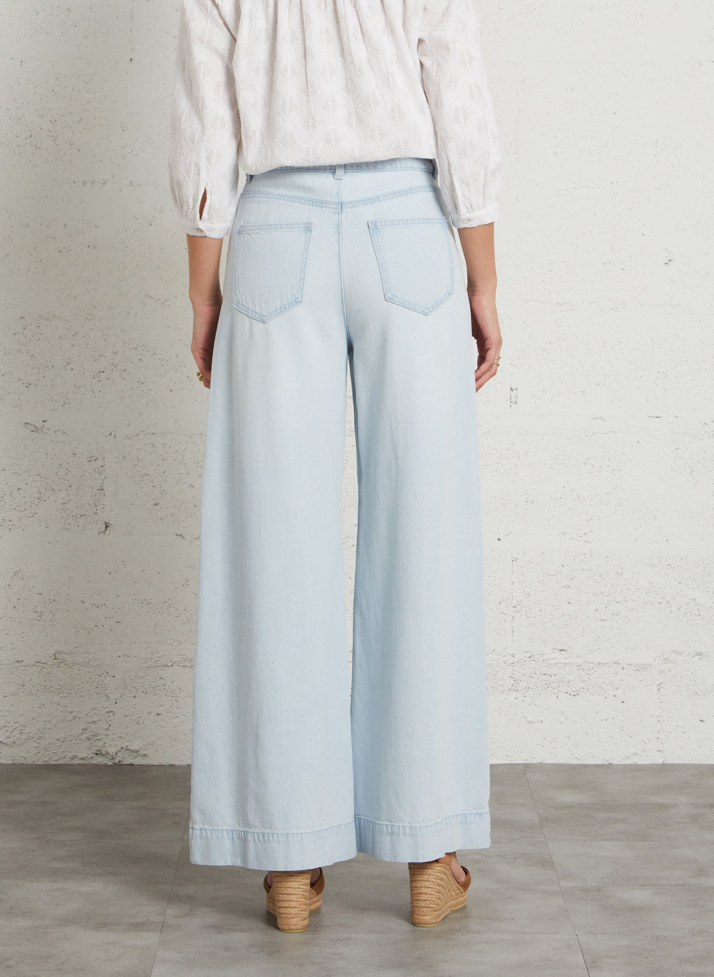 Grote katoenen jeans MAISON 123 Blauw