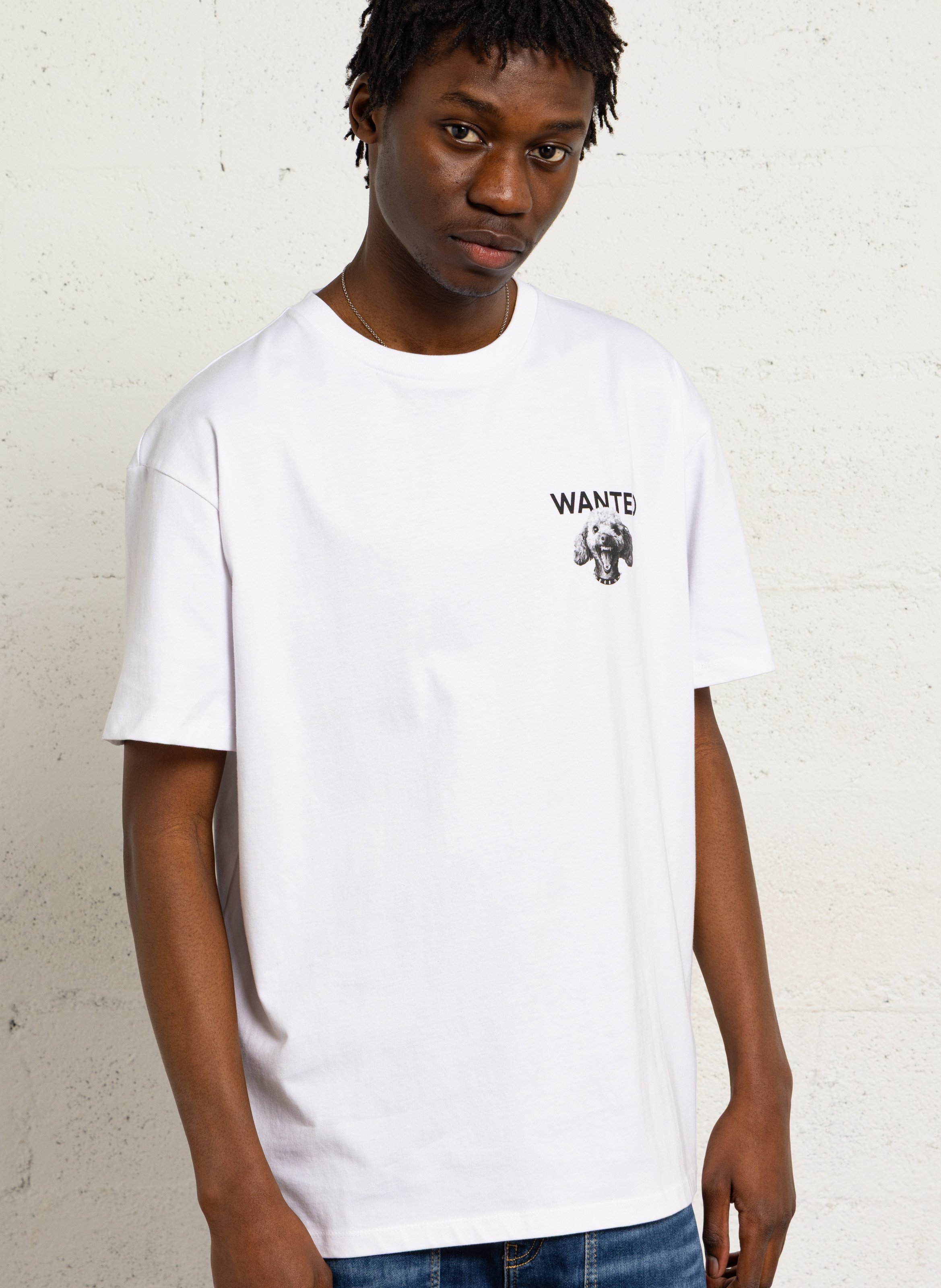 Tee-shirt col rond en coton LE TEMPS DES CERISES Blanc