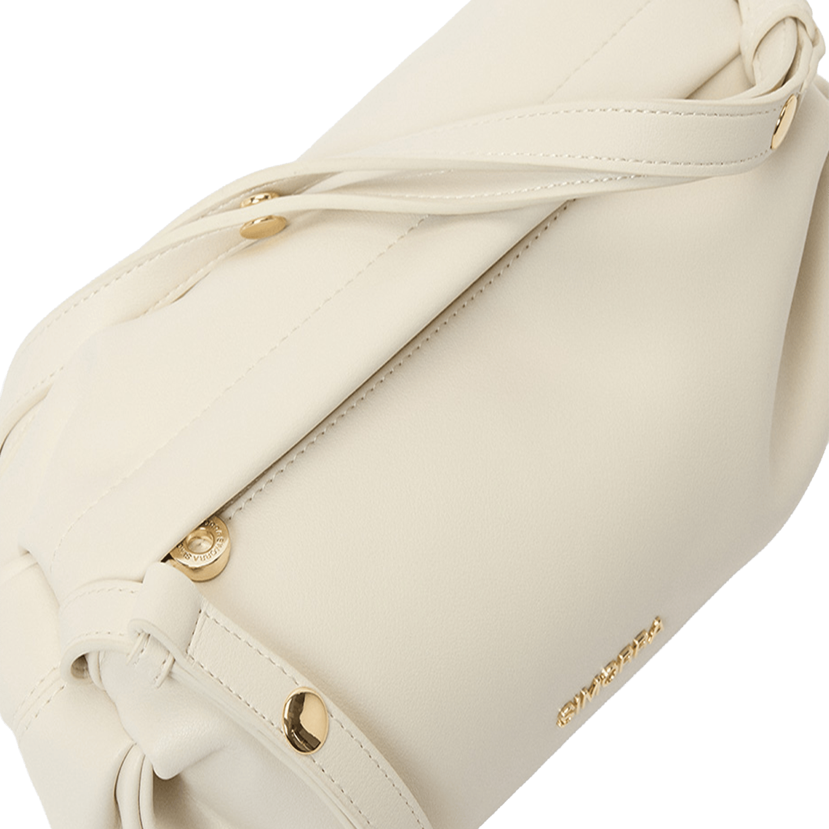 Handtasche aus Leder SIMORRA Weiss