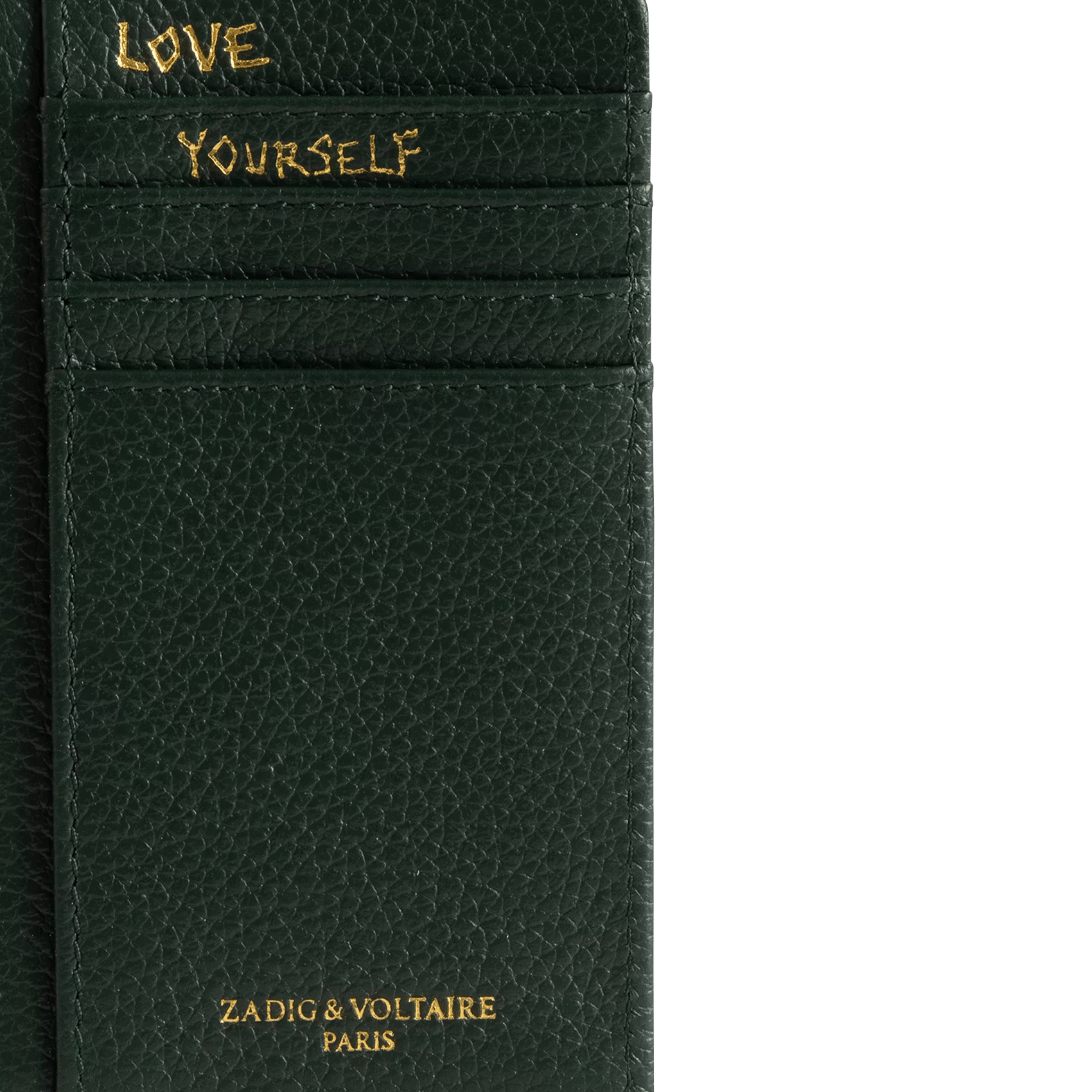 Kartenetui aus Leder | Grun ZADIG&VOLTAIRE Damen