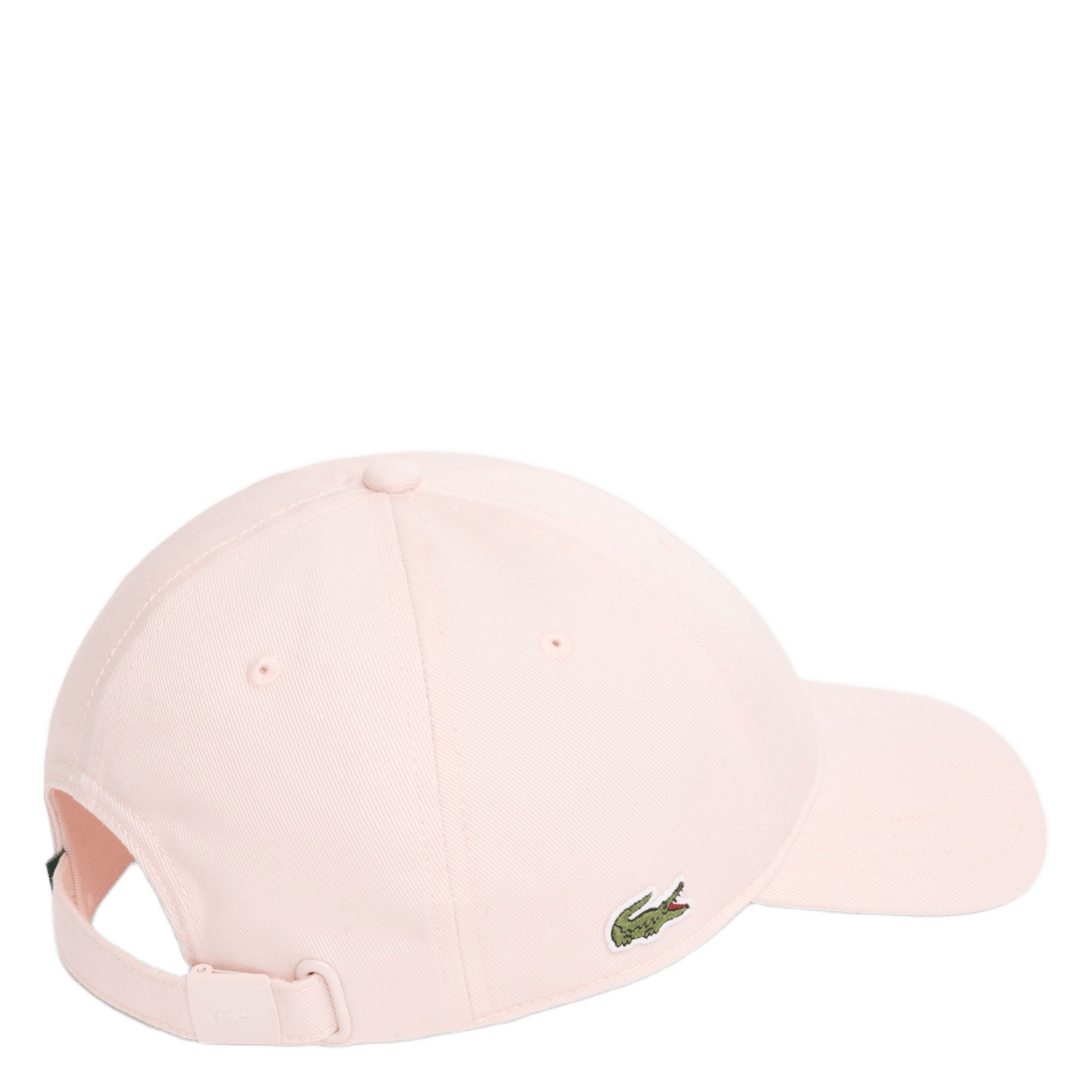 Adjustable embroidered cotton cap LACOSTE Pink