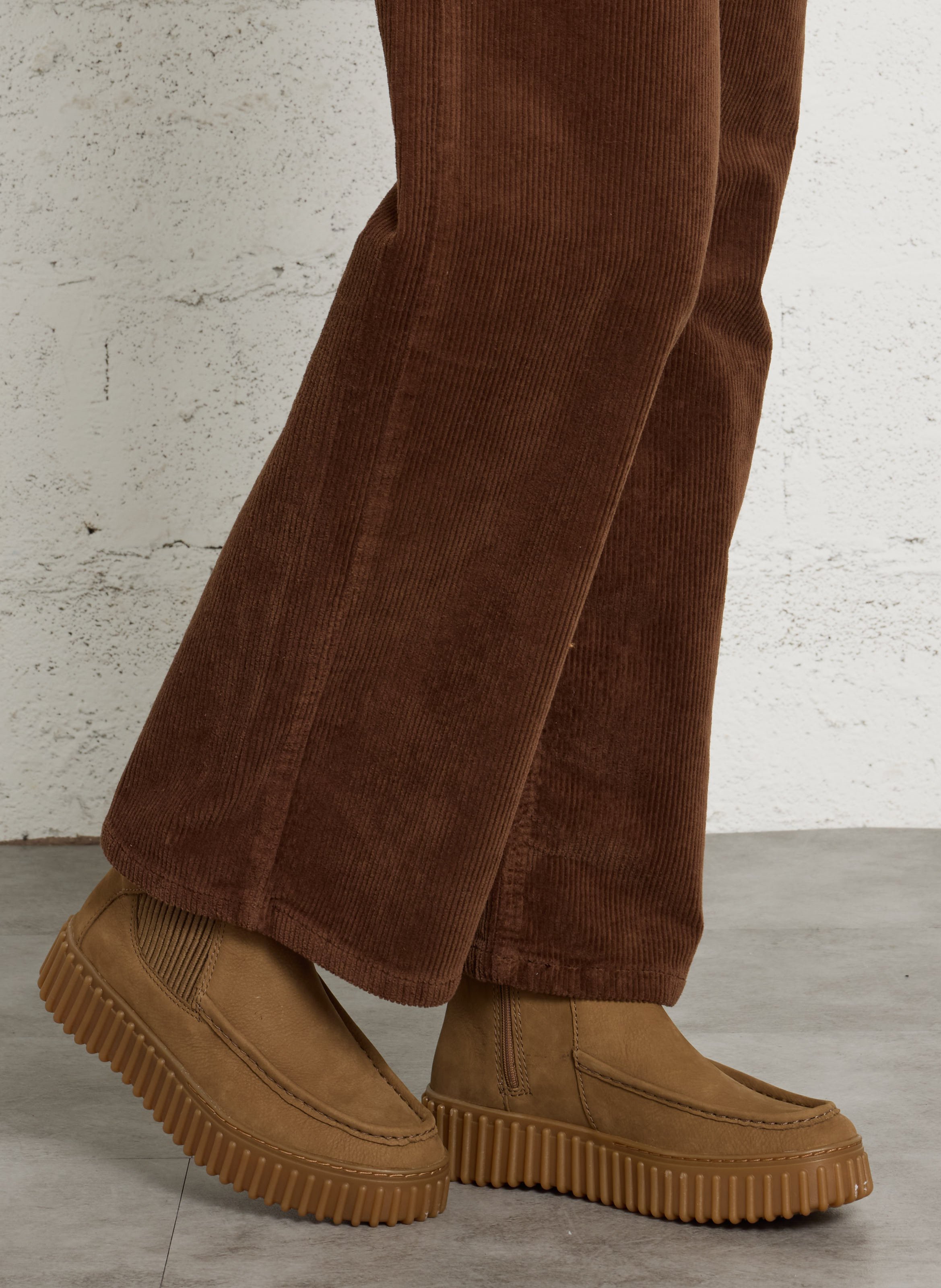 Bottines à boucles en cuir CLARKS Marron