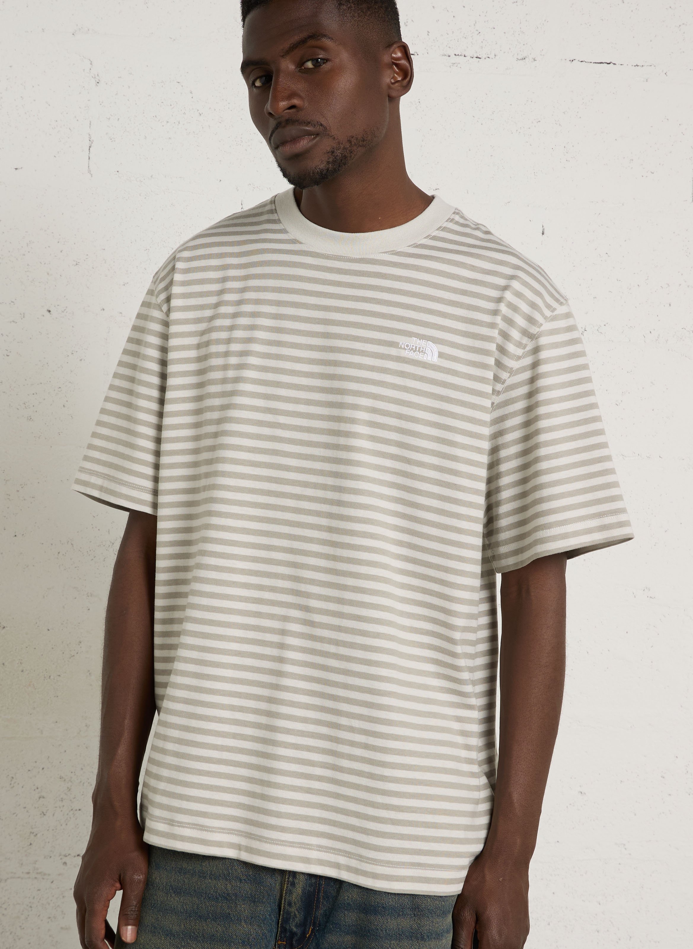 Tee-shirt oversize en coton THE NORTH FACE Gris