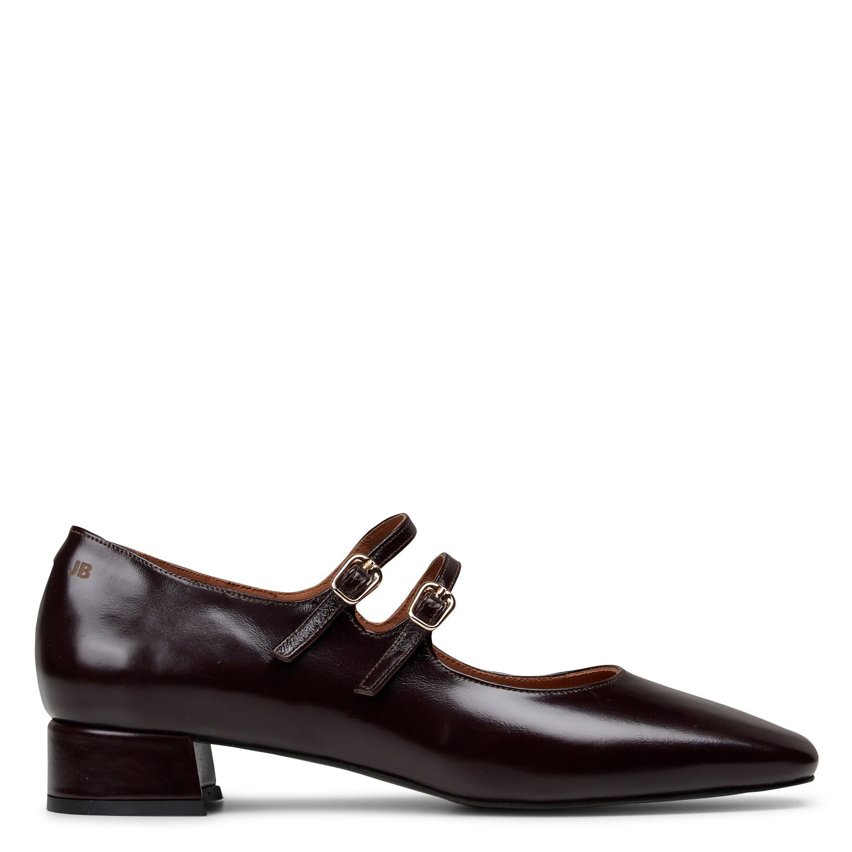 Mary Jane-schoenen van lakleer JB MARTIN Bruin