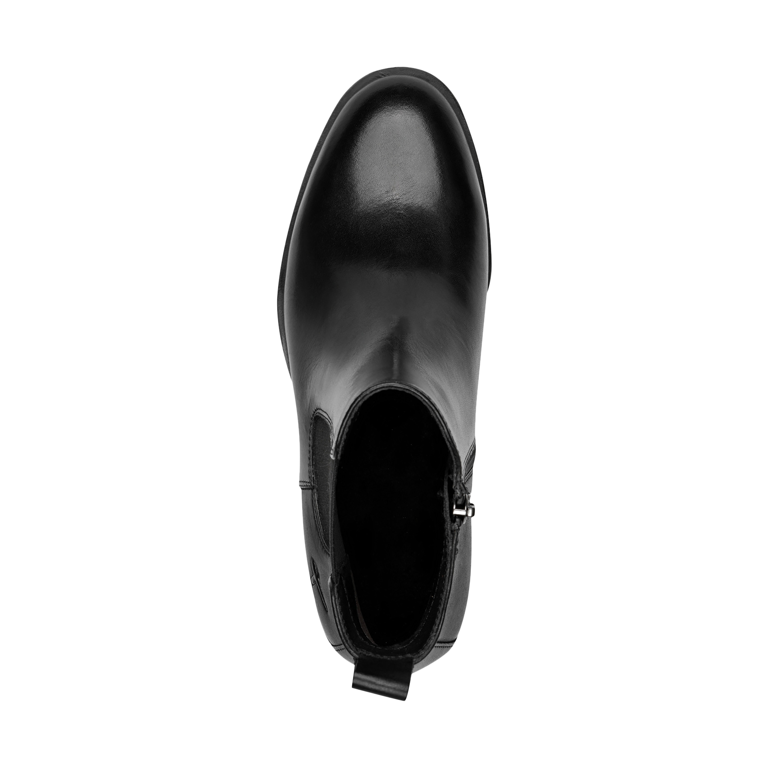 Leather ankle boot TAMARIS Black