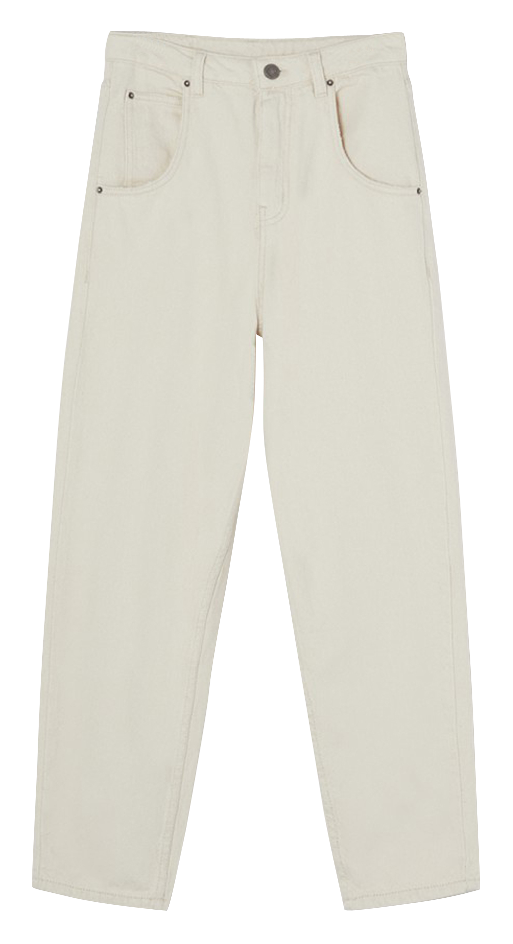 Straight cotton jeans AMERICAN VINTAGE Beige