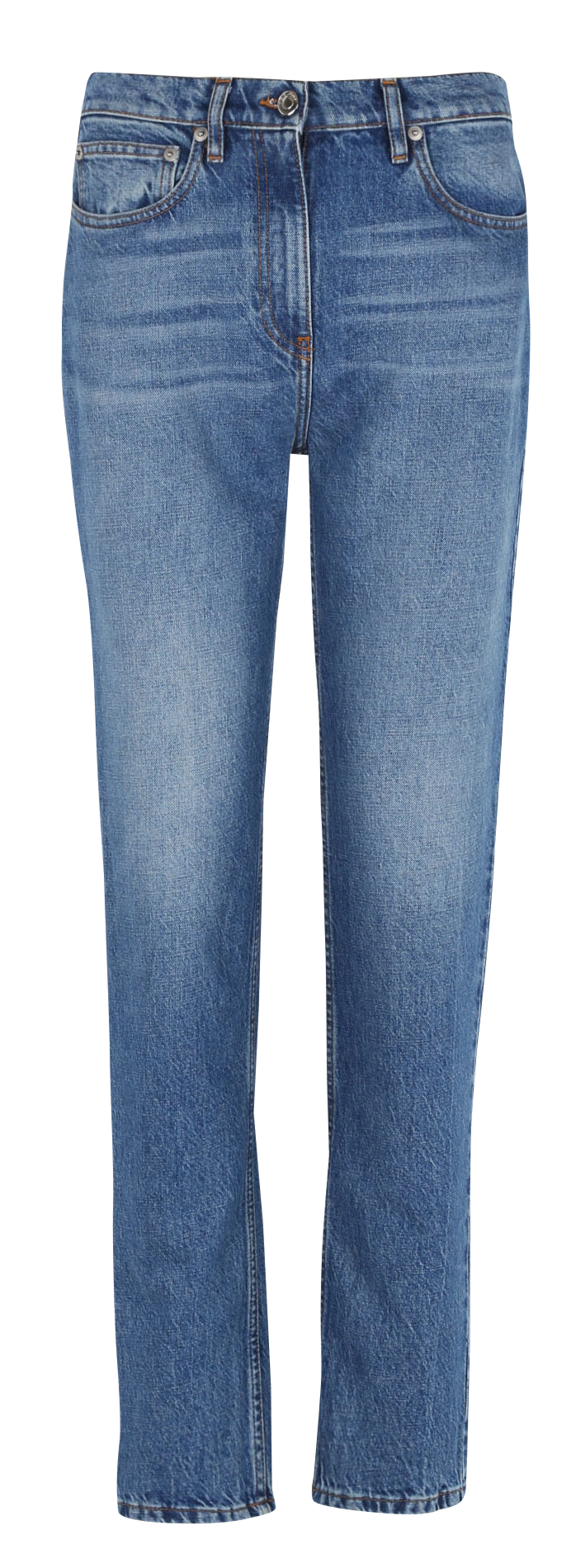 Cotton-blend straight-leg jeans IRO Faded jeans
