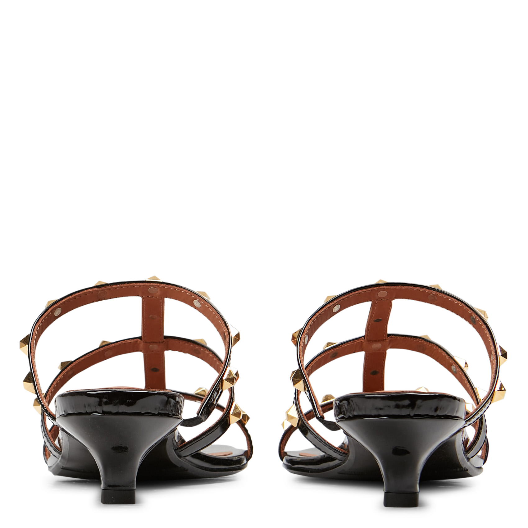 Sandales à talons en cuir vernis  BILLI BI Noir