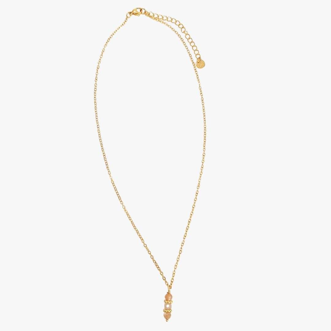 Sunstone labradorite necklace GINANDGER Multicolored