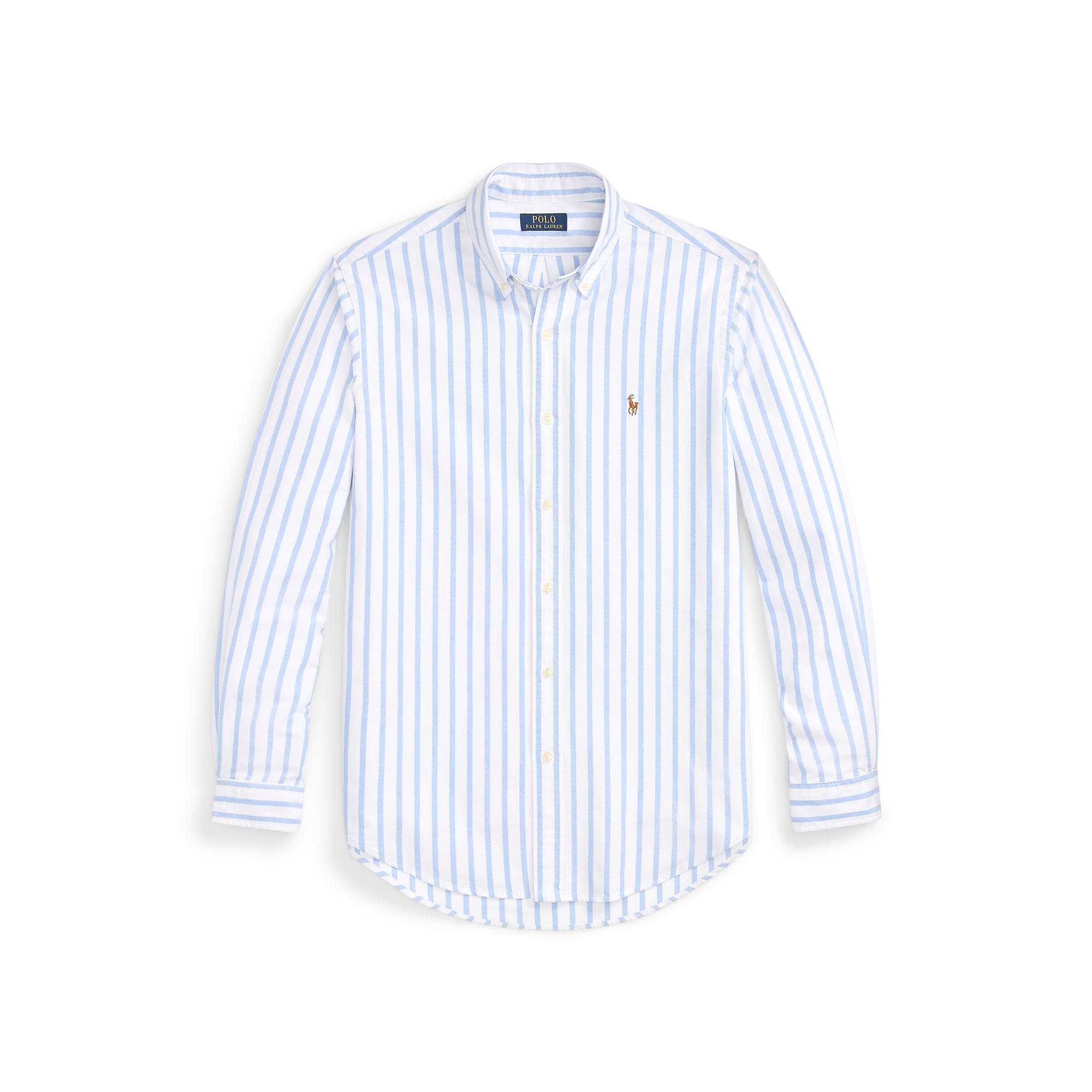 Buttoned striped decorated shirt with long sleeves POLO RALPH LAUREN White