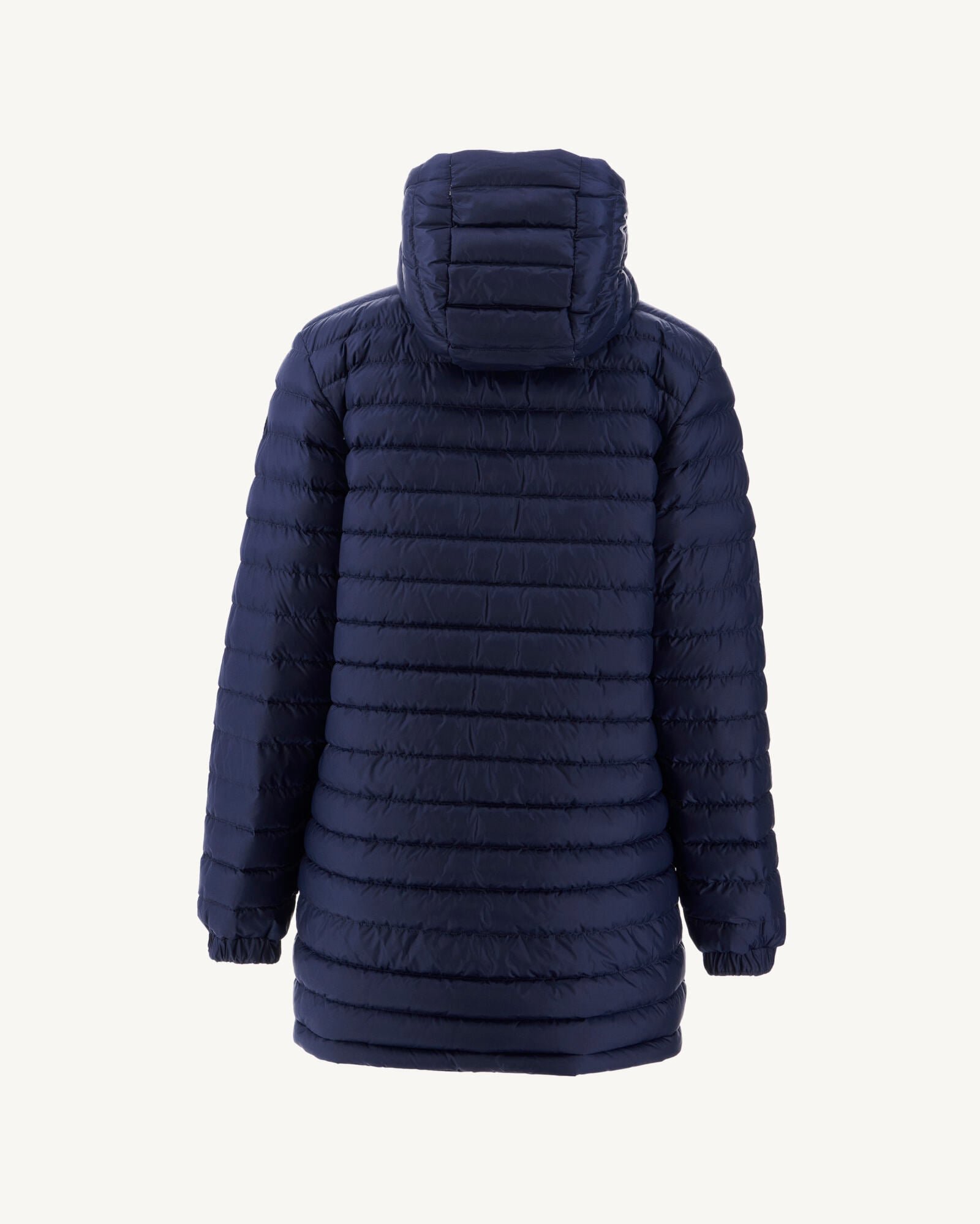 Reversible long roma puffer coat Blue
