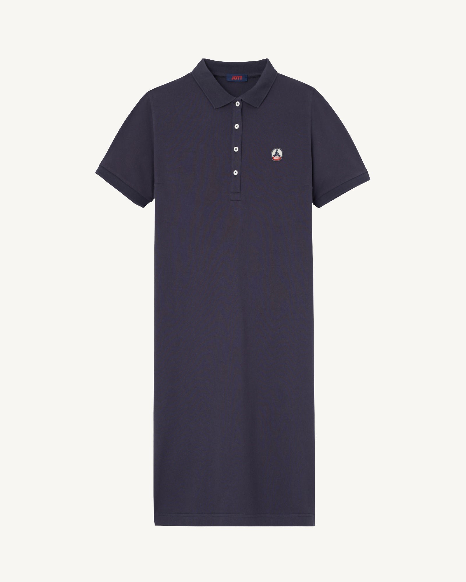 Organic cotton polo dress Palma JOTT Blue