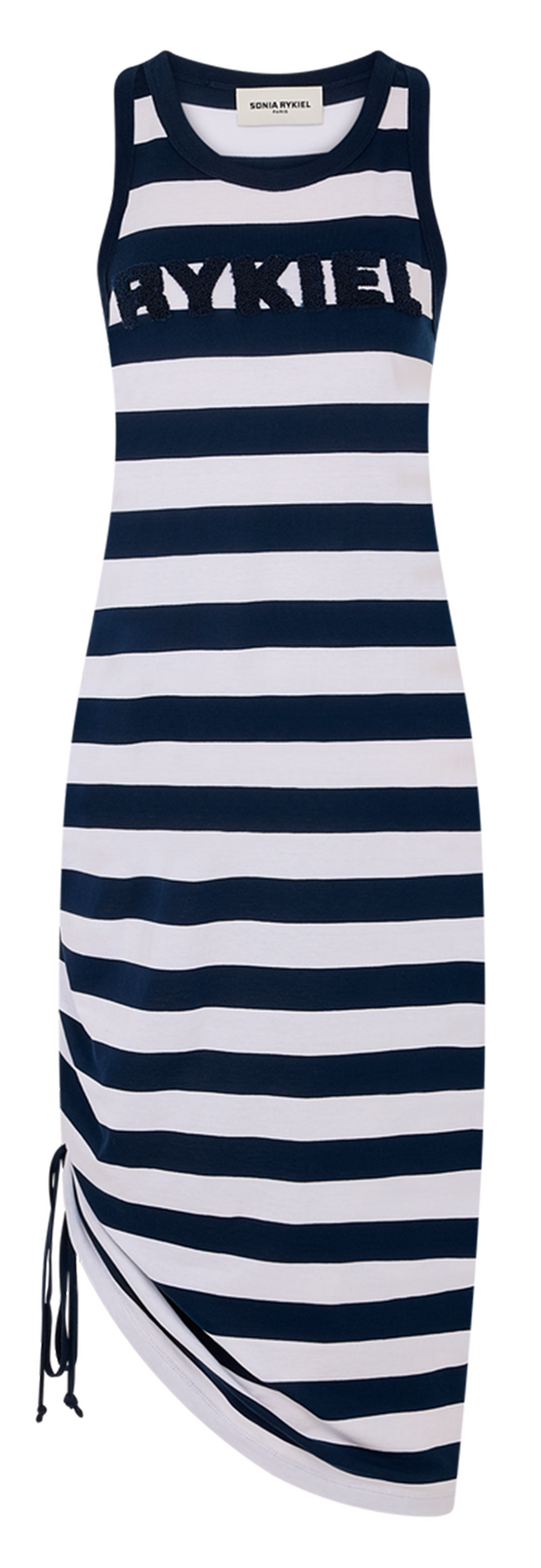 Robe longue en coton rayé SONIA RYKIEL Multicolore