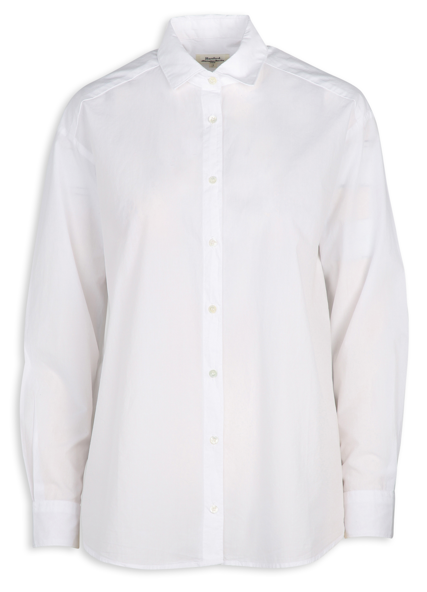Baumwoll-Bluse HARTFORD Weiss