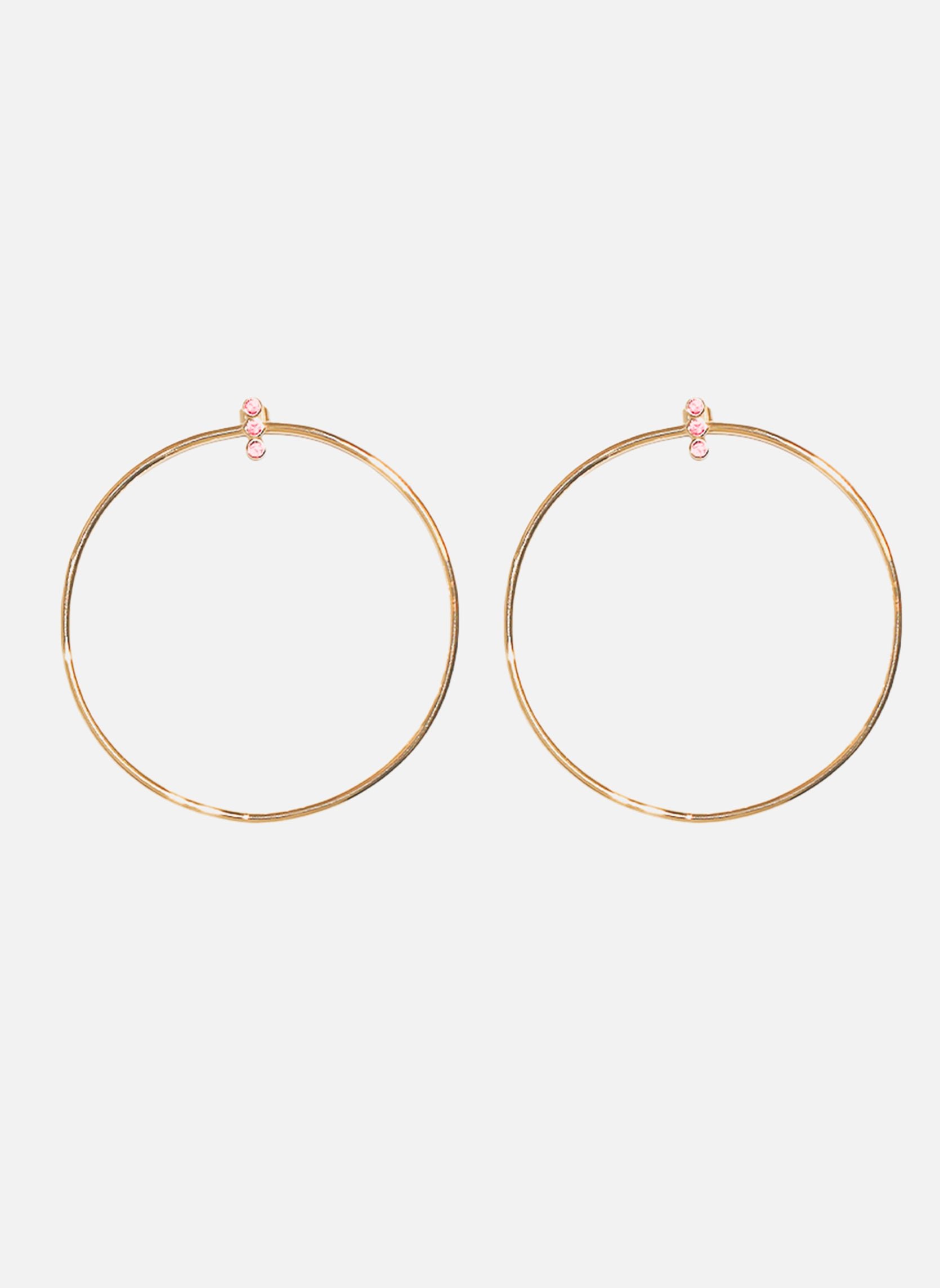 BACCHUS dangling earrings AEC Paris Pink