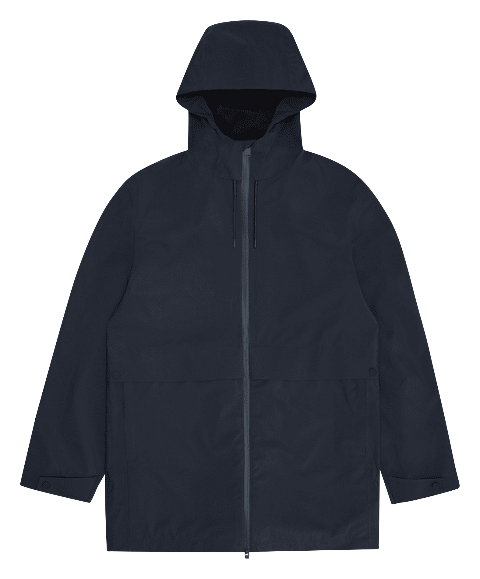 Imperméable col montant à capuche RAINS Bleu