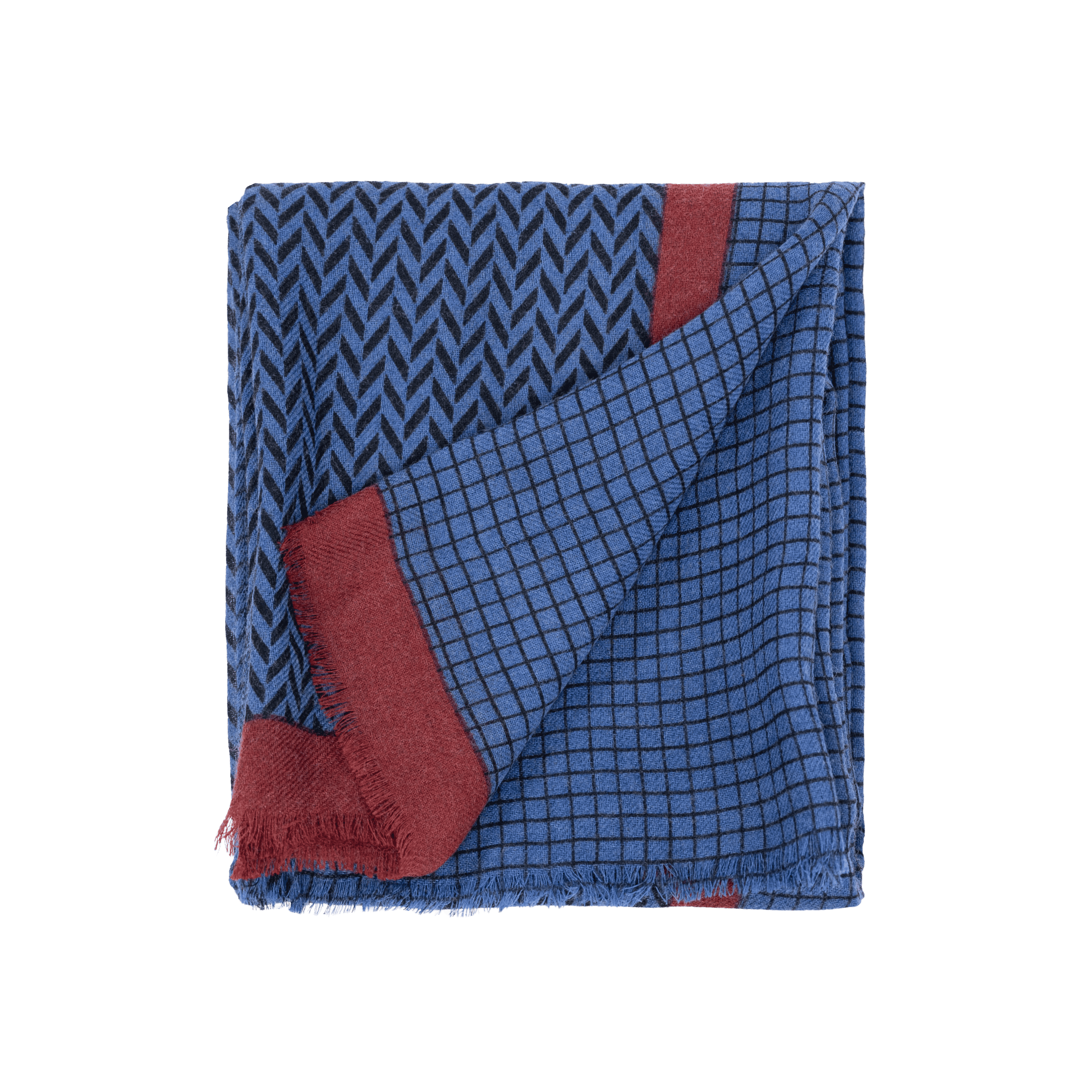 Floaty wool scarf BILLYBELT Blue