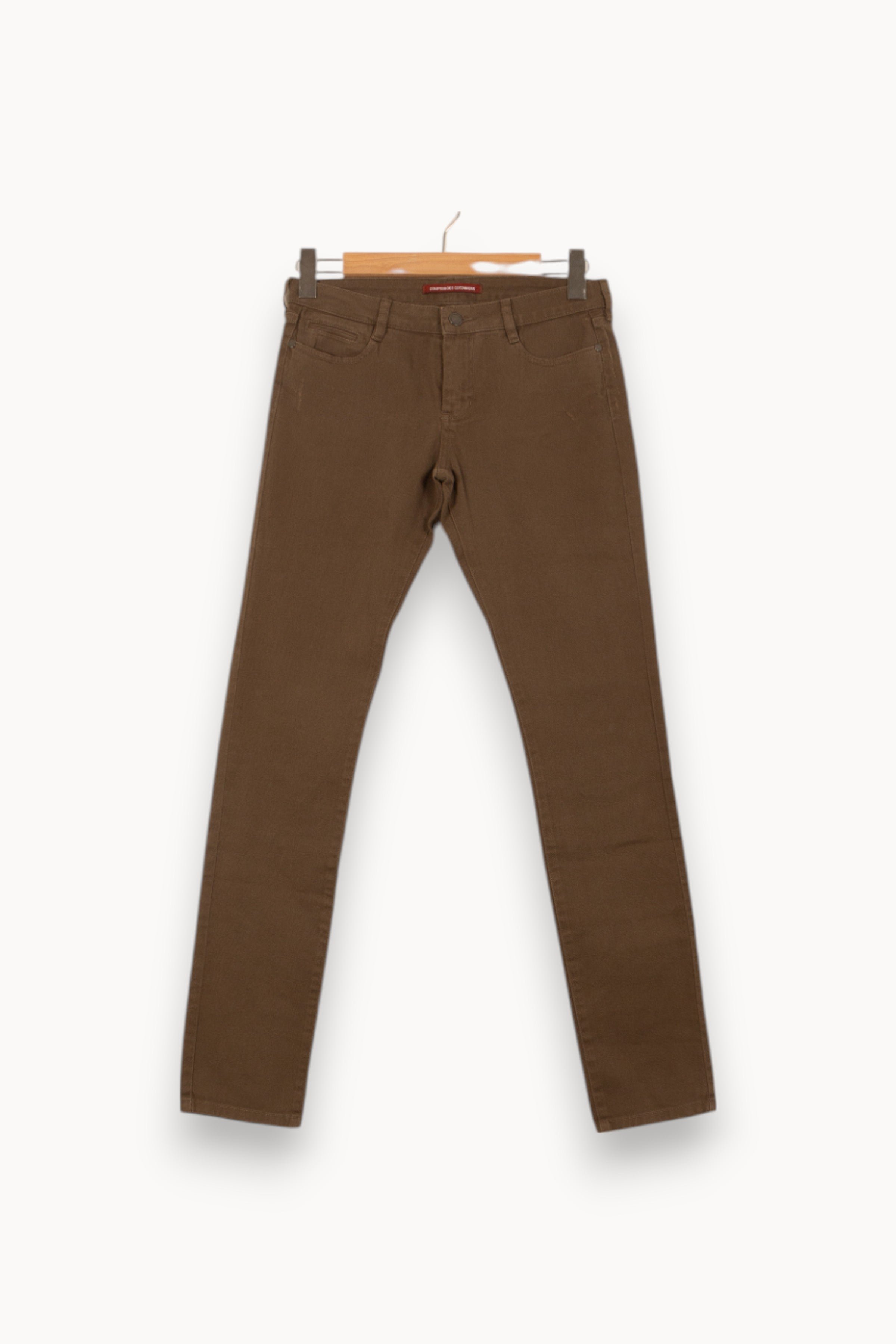 Cropped slim jeans with studs COMPTOIR DES COTONNIERS - Seconde main Green