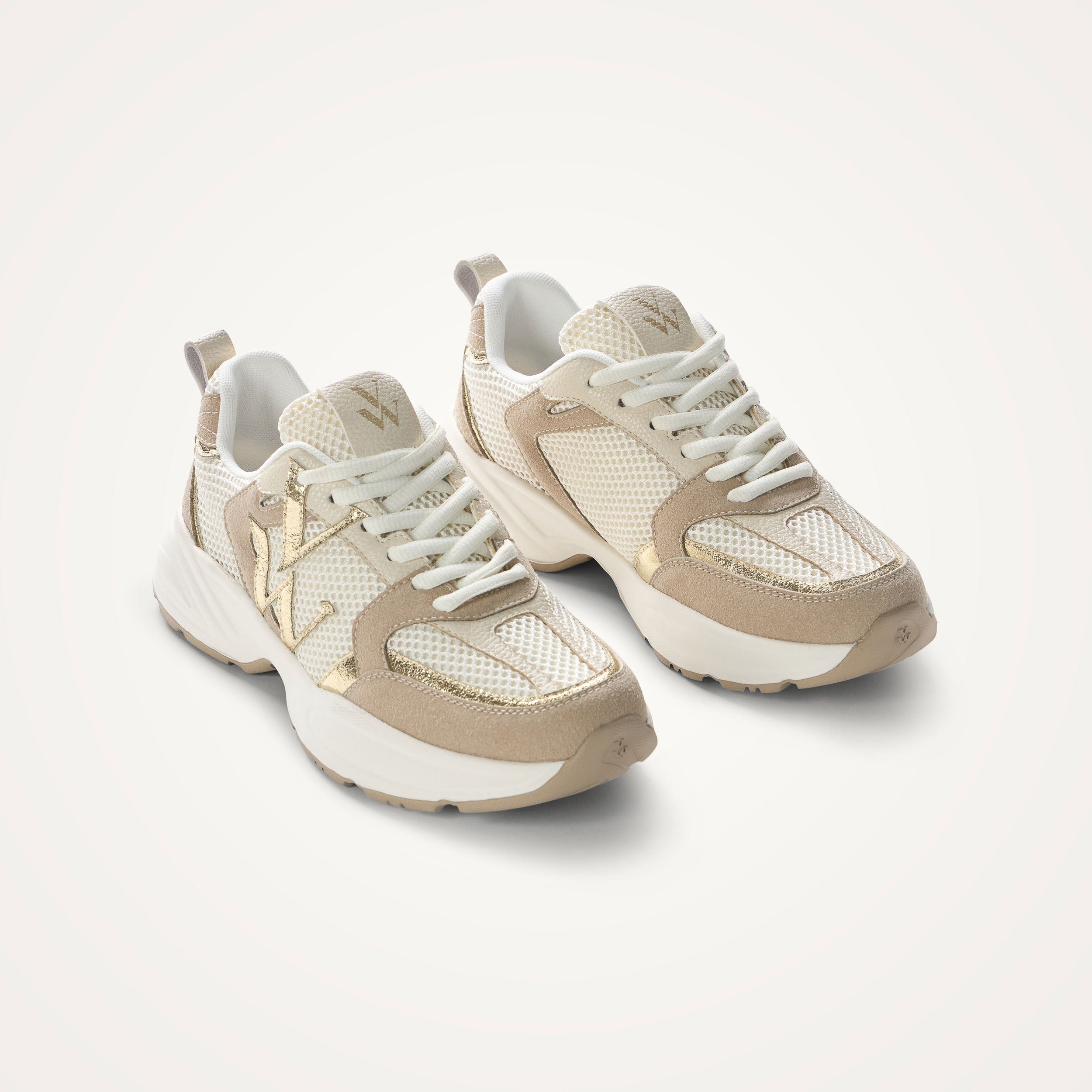 Baskets basses en mesh VANESSA WU Beige