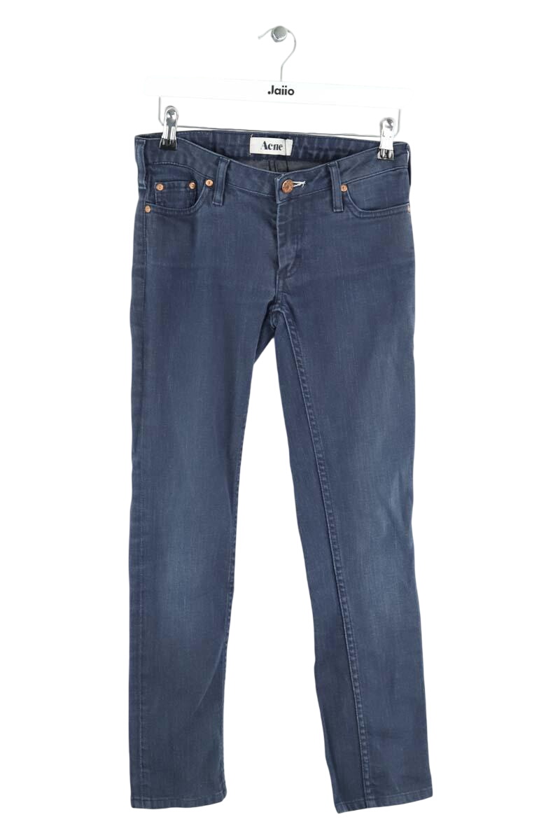 Cotton skinny jeans ACNE STUDIOS - Seconde Main Blue