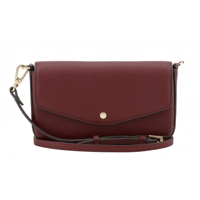 Clutch bag - calfskin POURCHET Red