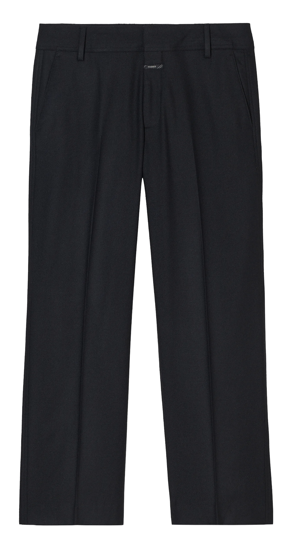Cropped straight pants CLOSED Black