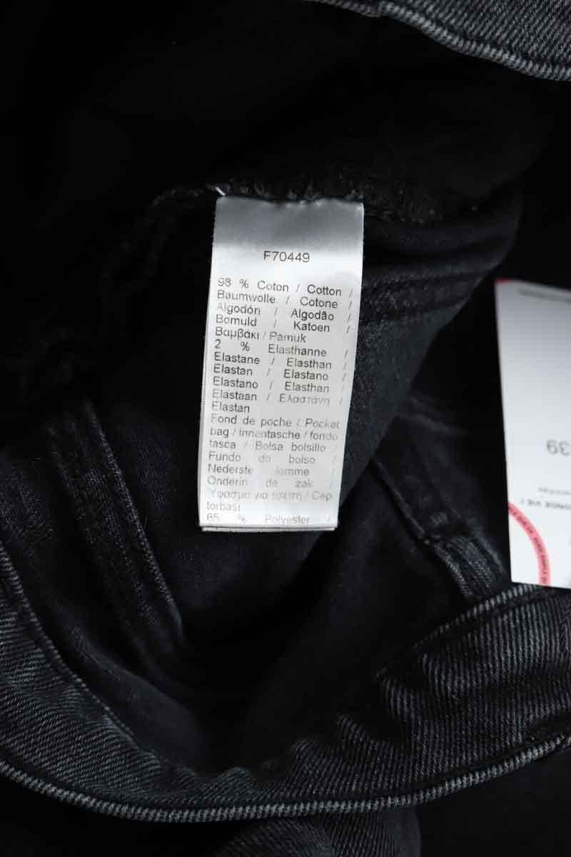 Cotton skinny jeans LACOSTE - SECONDE MAIN Black