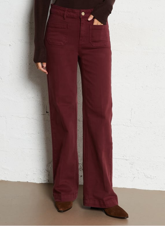 Bootcut-Jeans | Rot by MAISON 123 Bootcut-Jeans Rot