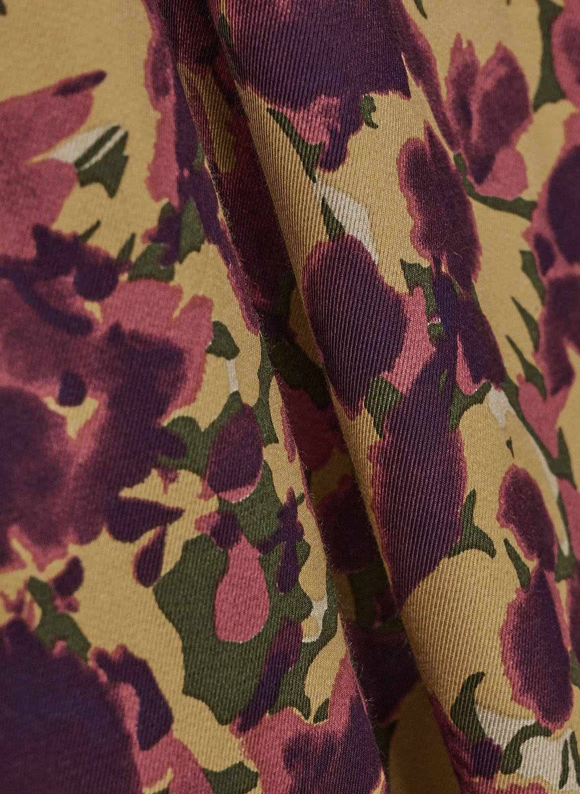 Pantalon droit imprimé BA&SH Orange