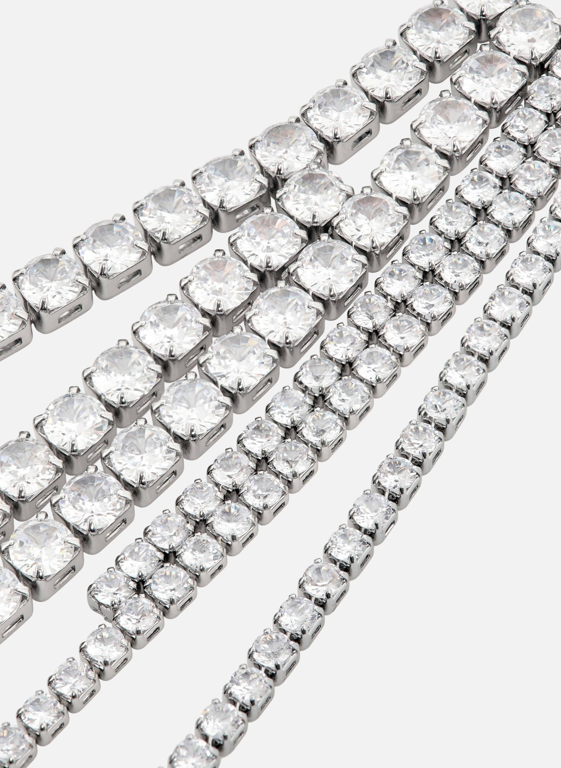 Diamanté necklace THE KOOPLES Silver