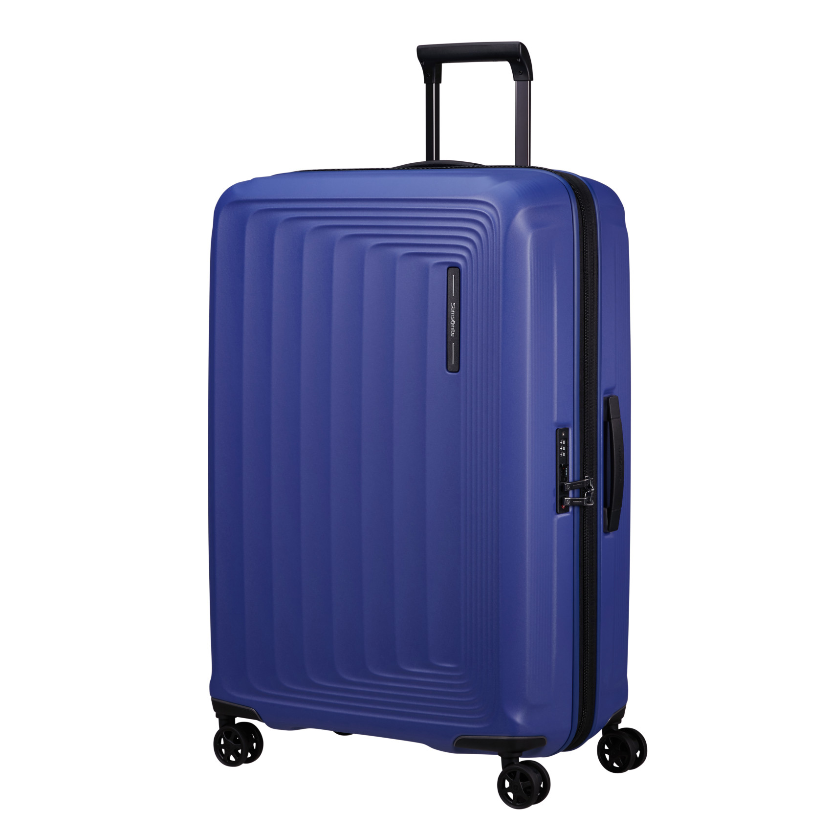 Nuon 4-wheel large suitcase  Matt nautical blue
