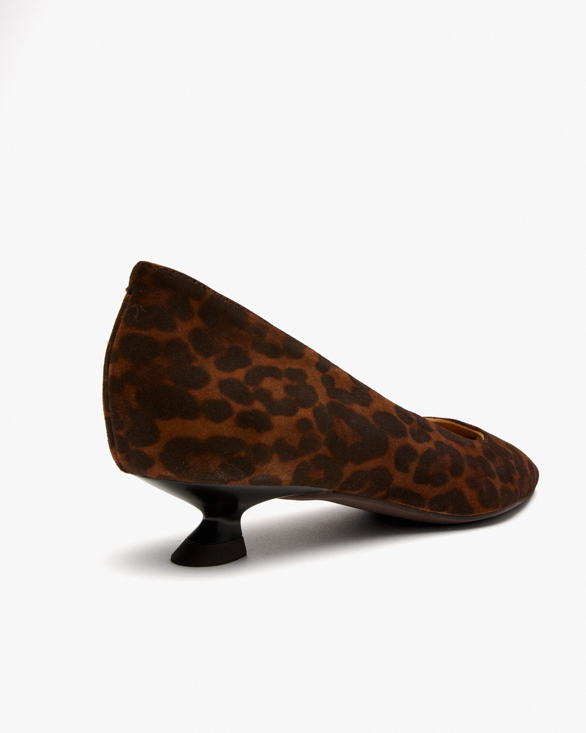 Leopard print suede pumps PEDRO MIRALLES Brown