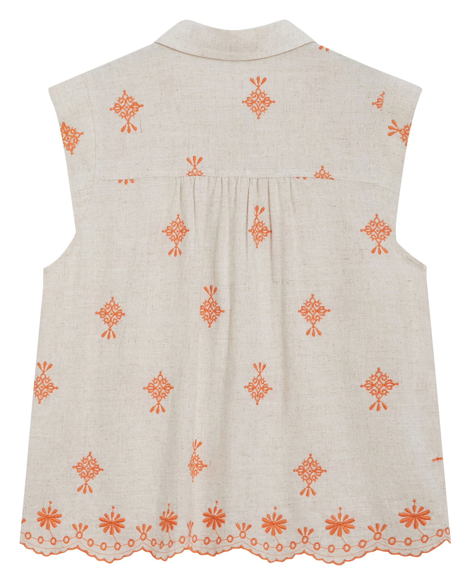 Blouse col classique  GRACE ET MILA Orange