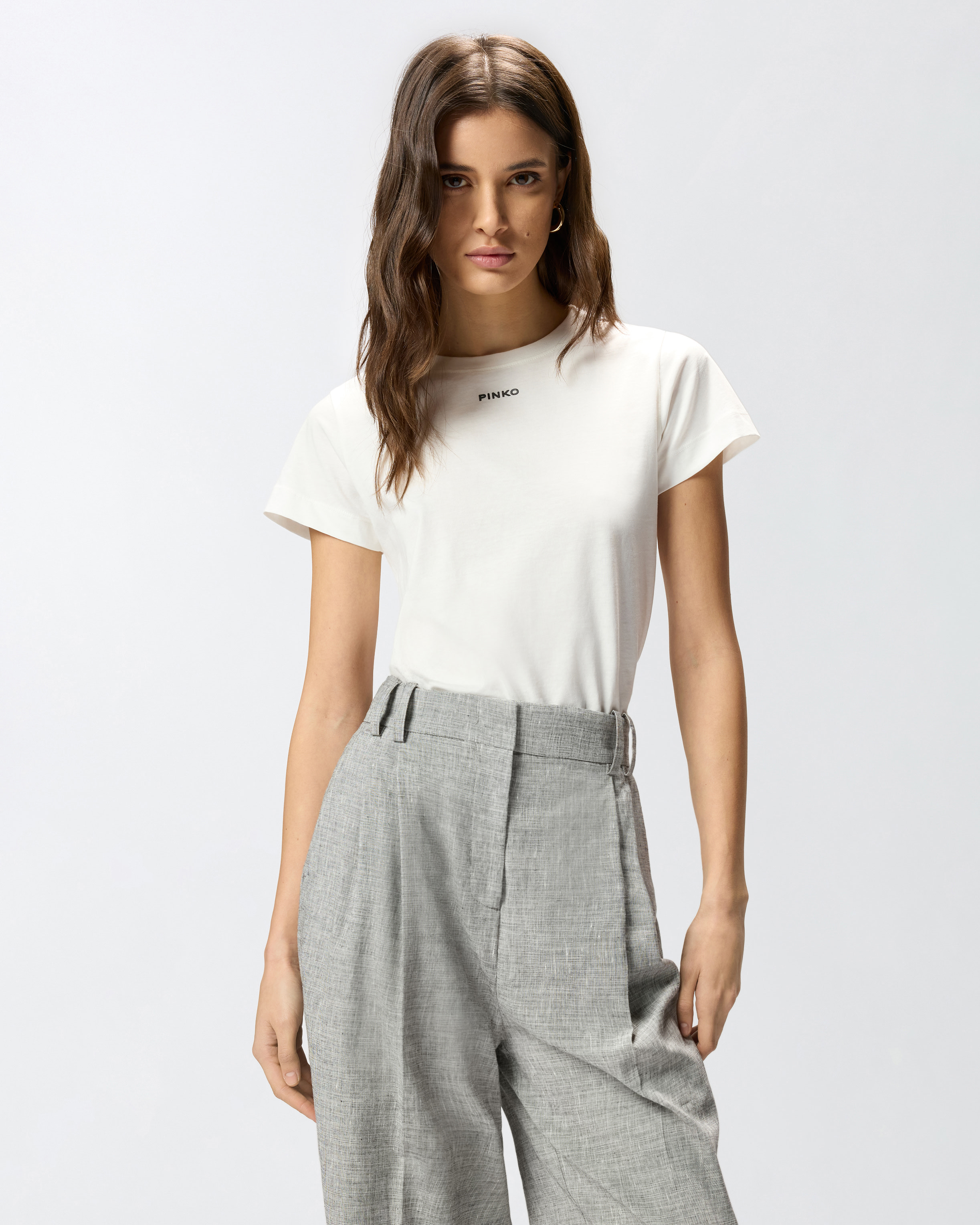 T-shirt à logo pinko PINKO Blanc