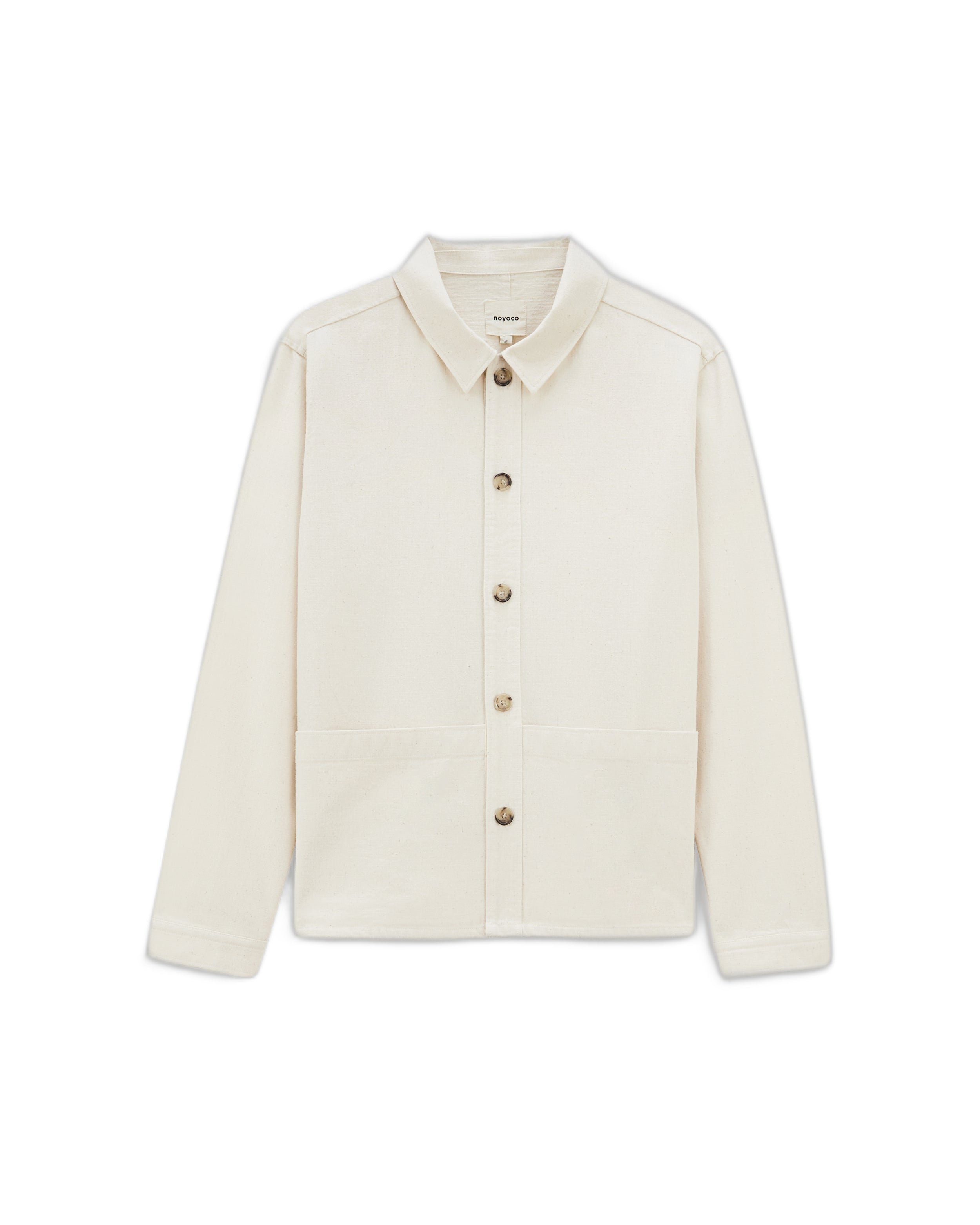 Painter overshirt in ecru color Noyoco Red