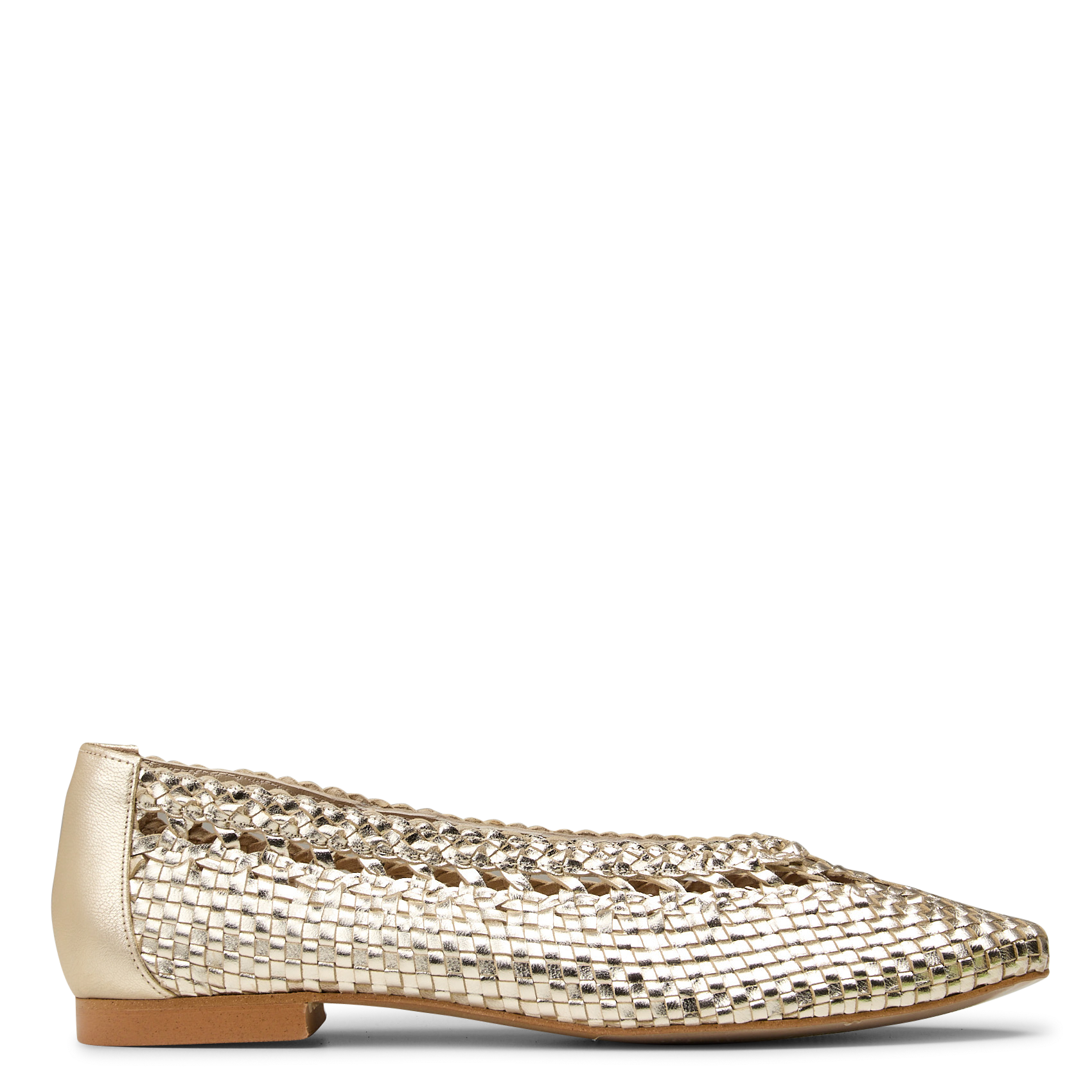 Ballerines en cuir tressées MAISON 123