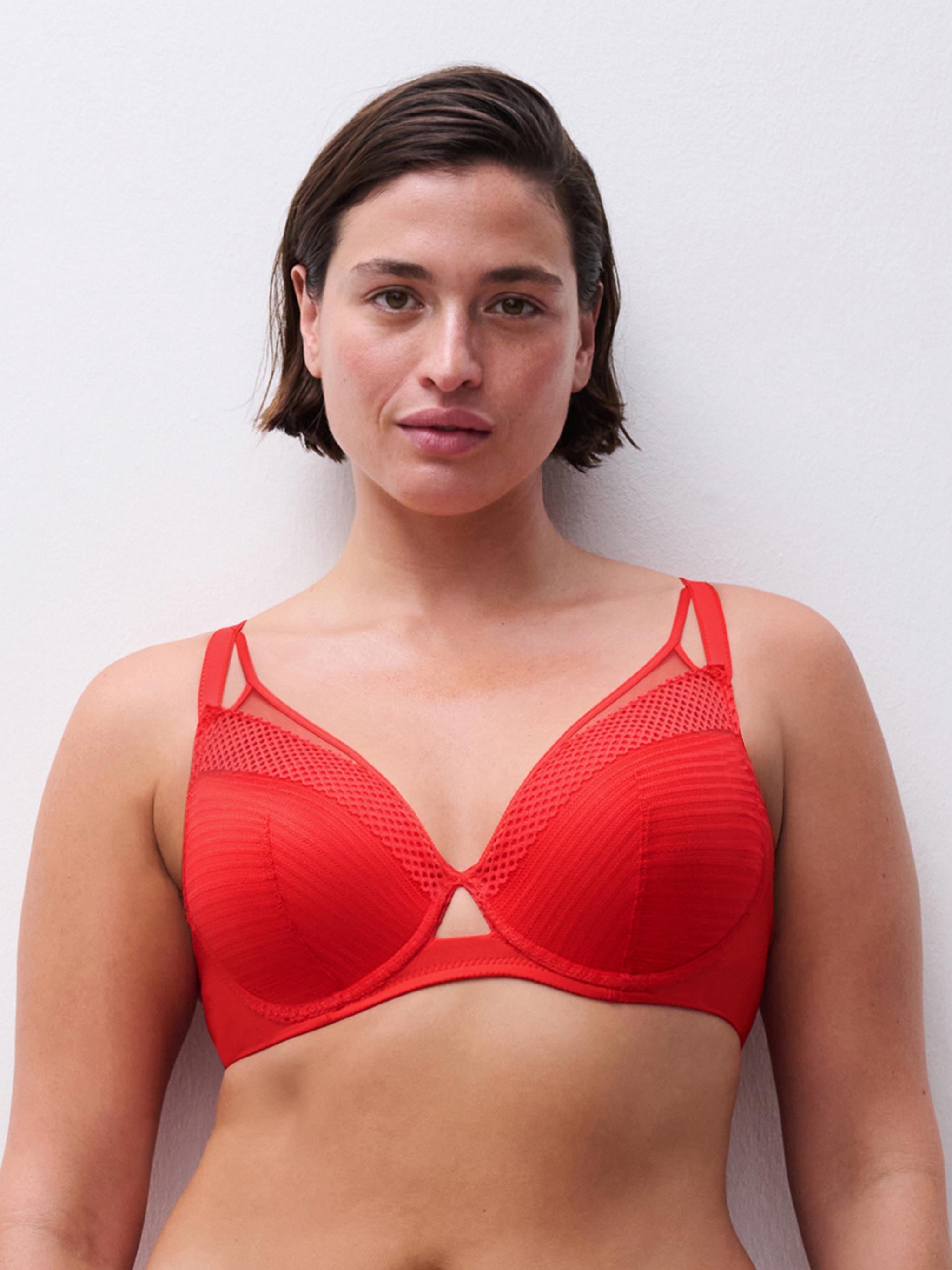 Plunge cup bra CHANTELLE PULP Red